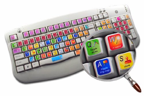 Adobe IMAGEREADY Keyboard Shortcut Labels for PC & Laptop - Easy Photo Editing