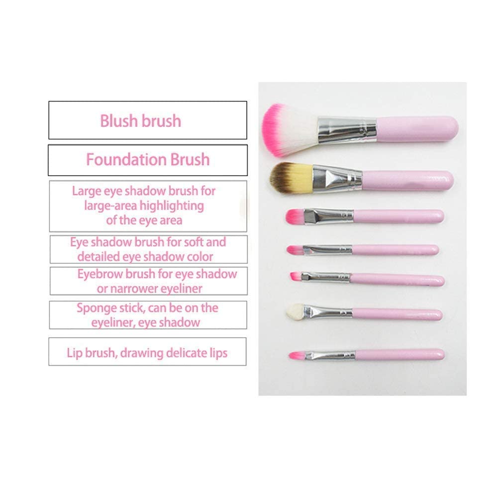 JOTKAPARKASH Pink Hello Kitty Makeup Brush Set with 2 Beauty Blenders - 12-Piece Professional Cosmetic Brush Kit for Foundation, Blush, Eyeshadow - Perfect Gift for Makeup Lovers & Beginners (Multicolor) | Ideal for Daily Makeup, Travel, and Professional Salon Use