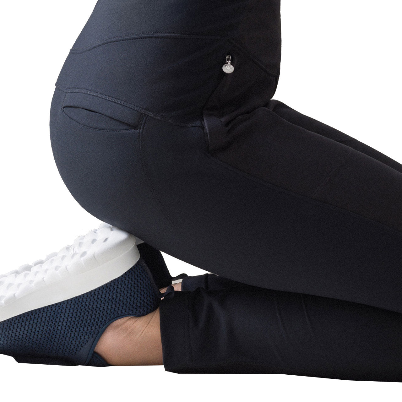 Women's Golf Tights - Trina Black Athletic Leggings for Daily Sports & Training | Perfect for Golf, Yoga & Gym Workouts