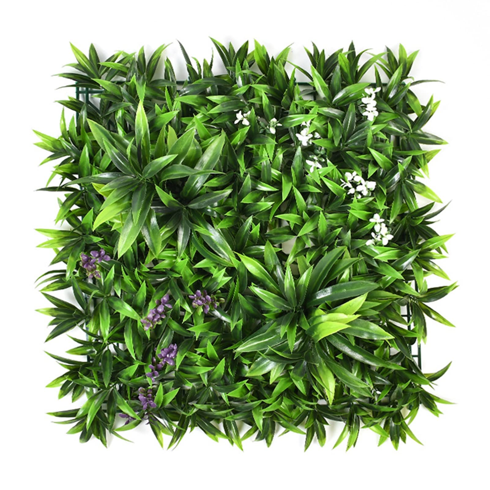 Artificial Hedge Plants - Outdoor UV Resistant Fake Greenery Privacy Fence Wall (Set of 8) for Home, Office & Reception Decor | Perfect for Balcony Screening, Garden Landscaping & Indoor Vertical Gardens