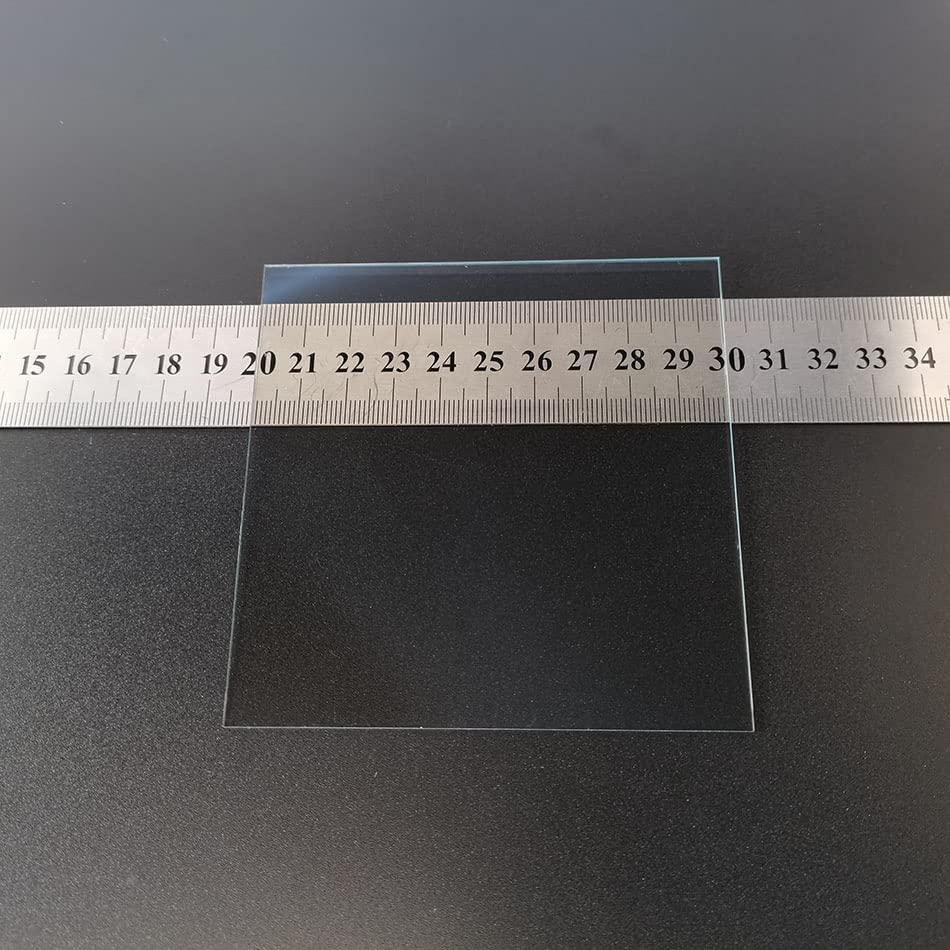 ITO Coated Conductive Glass Slides 100mm×100mm - Low Resistance 7 ohm/sq Superconducting Substrate (6 Pack) - Perfect for Touch Screen Prototyping, Solar Cell Research & Electronics Experiments