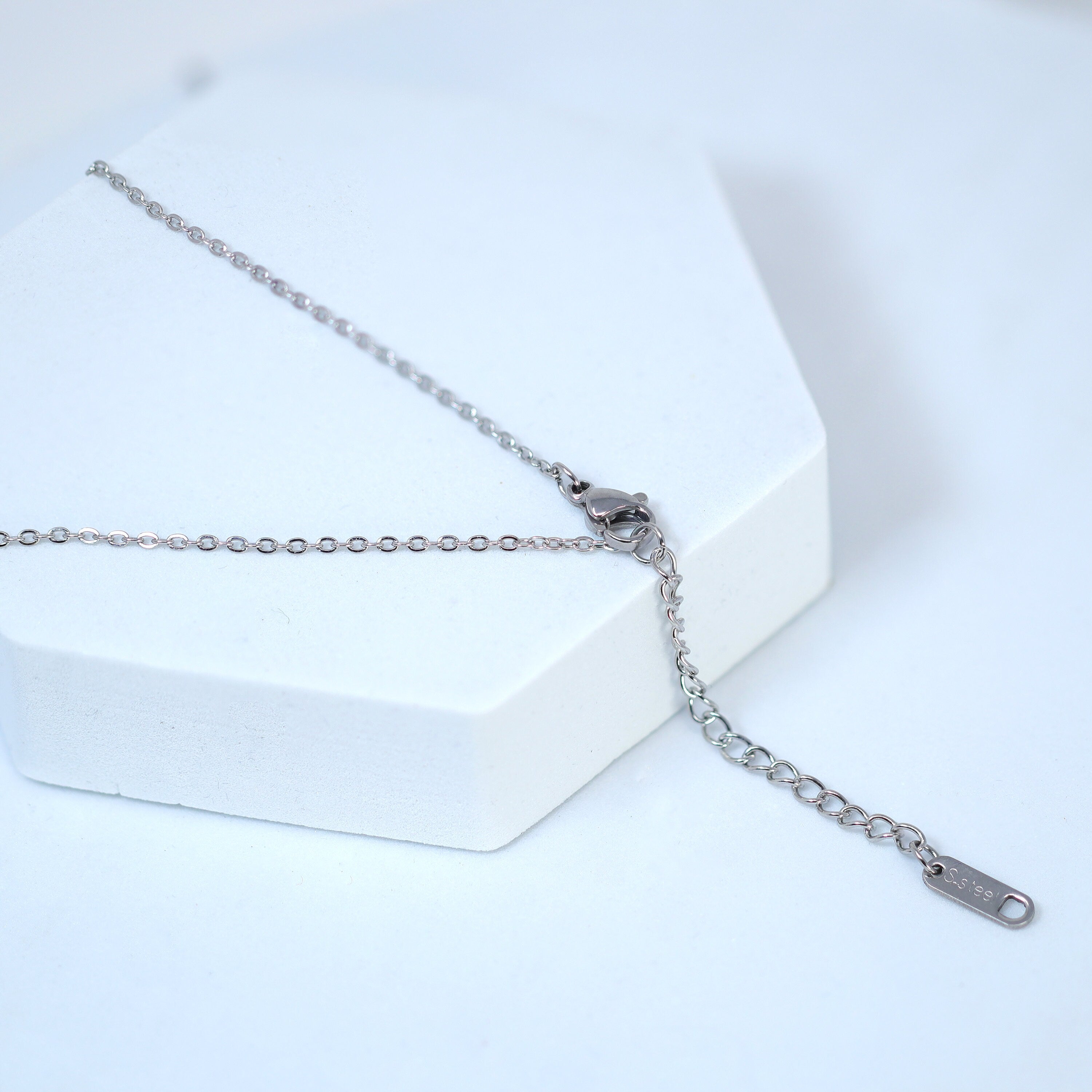 Swarovski Crystal Stainless Steel Dainty Flower Necklace & Earrings Set - Elegant Bridal Jewelry, Wedding Gift for Bride, Party & Evening Wear Accessories