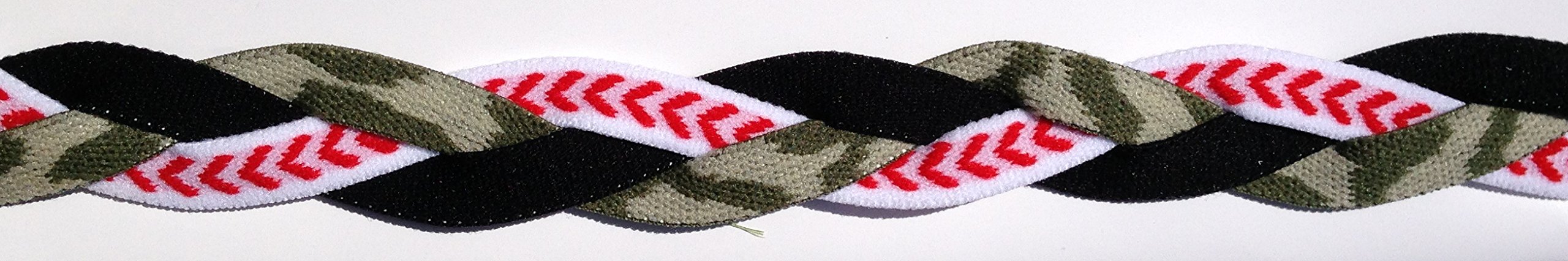 No Slip Grip Sports Headband - Triple Braided Nylon Athletic Headband for Women & Men - Perfect for Running, Yoga, Workouts & Active Lifestyles