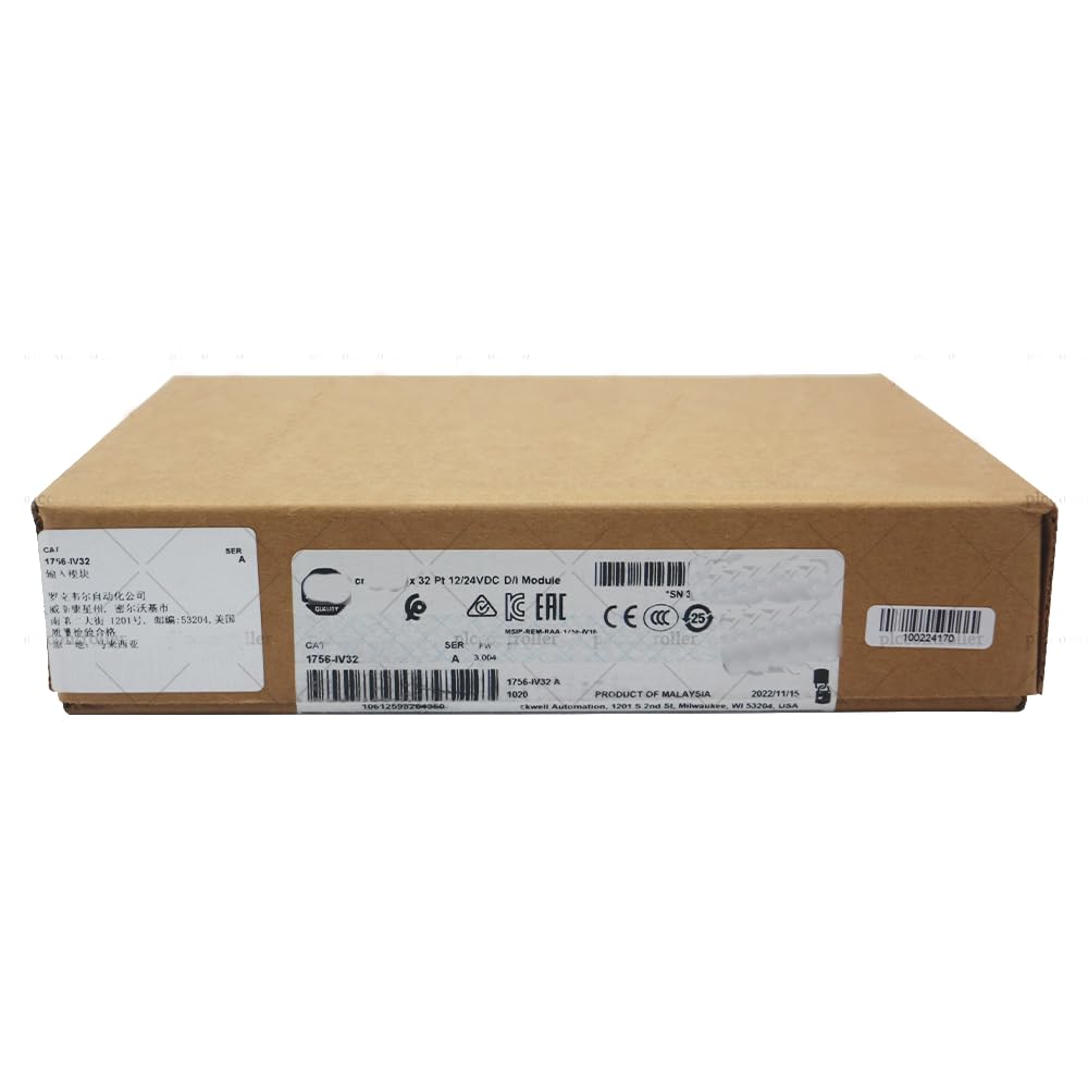 1756-IV32 32 Point Digital Input Module PLC Controller - Industrial Automation & Control System Component