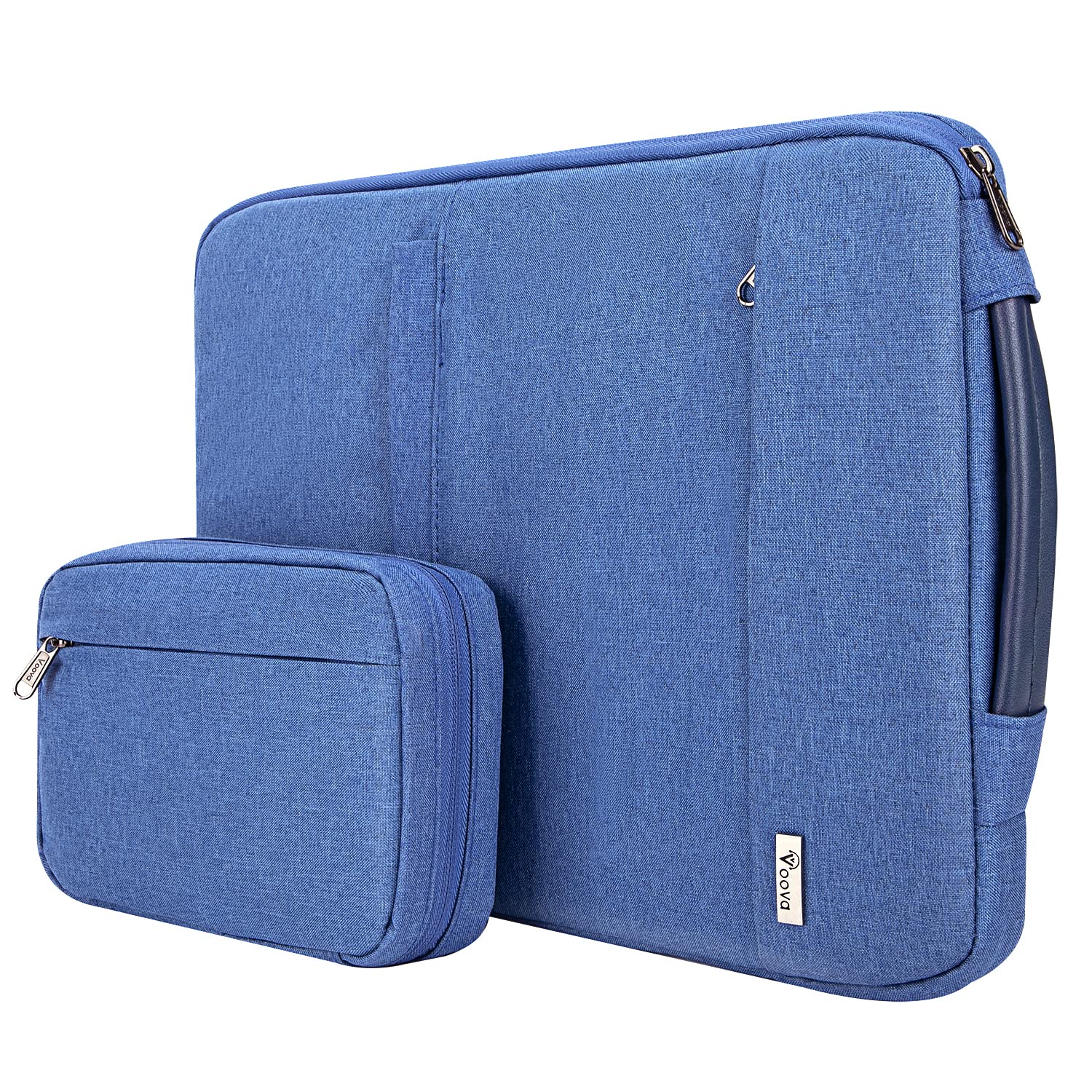 Voova 13-14 Inch Laptop Sleeve Case - Waterproof Protective Cover for MacBook Air M2/M1 (2017-2022), MacBook Pro 14 (2021), Surface Laptop Studio 4/3 - Includes Accessory Pouch - Perfect for Travel, Office & School Use