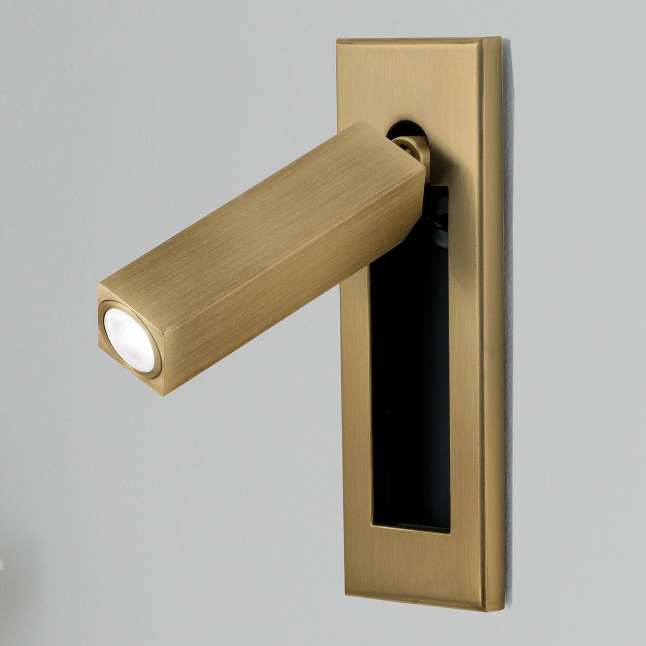 Modern LED Wall Sconce for Bedroom - Adjustable Reading Light with USB Port - Perfect for Night Reading, Nursery Room Lighting and Bedside Ambience