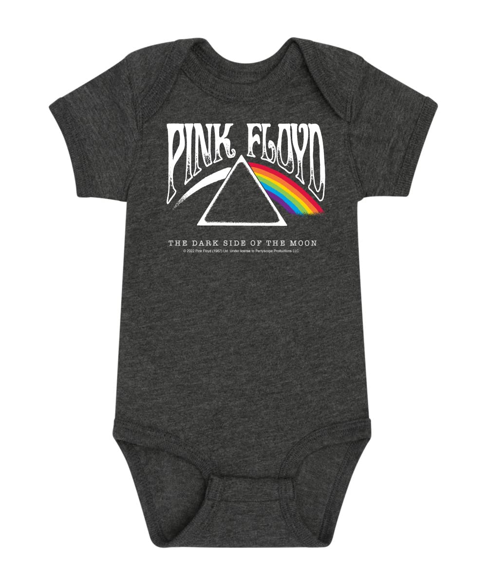 HYBRID APPAREL Pink Floyd Dark Side of The Moon Infant Baby Bodysuit - Soft Cotton Onesie for Newborns & Toddlers - Perfect for Music Lovers, Concerts & Casual Outings