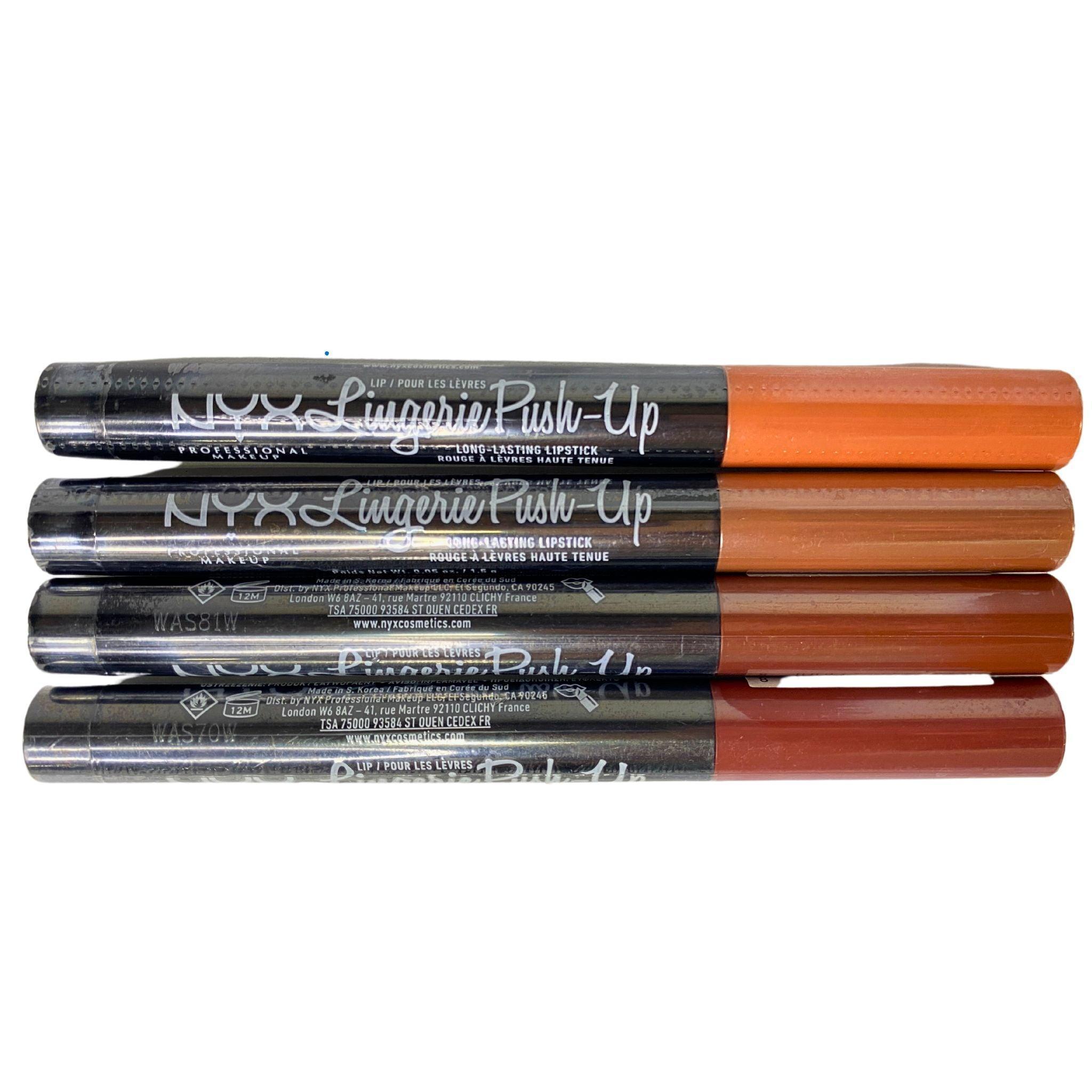NYX Lingerie Push Up Long Lasting Matte Lipstick - 0.05oz (65 Pcs Lot) - Bold Lip Color for Day & Night Wear, Parties & Special Occasions