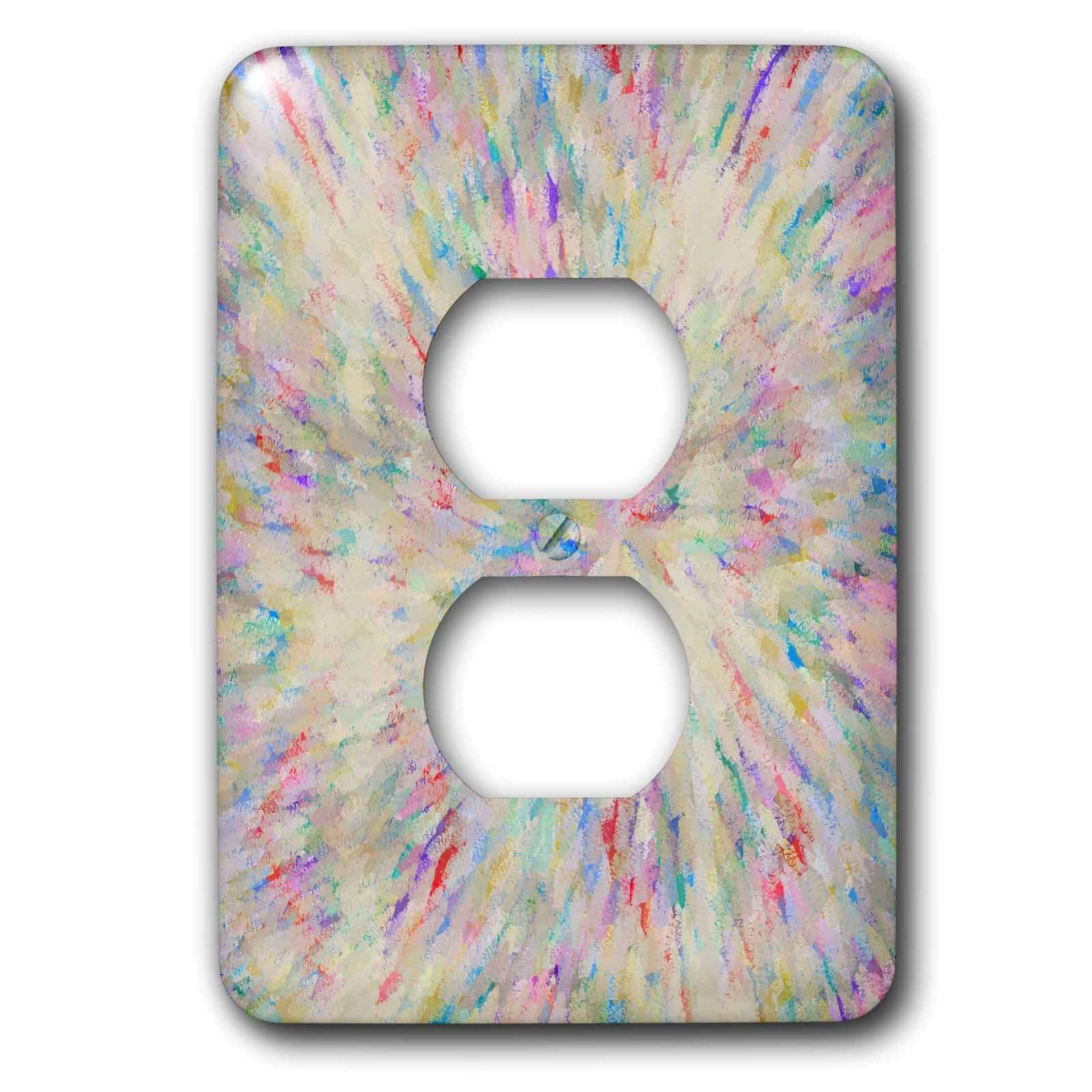 3D Rose Party Play Wall Plates - Decorative Switch Plate Covers for Home, Office & Events - Fun & Vibrant Wall Decor for Parties, Birthdays & Holidays