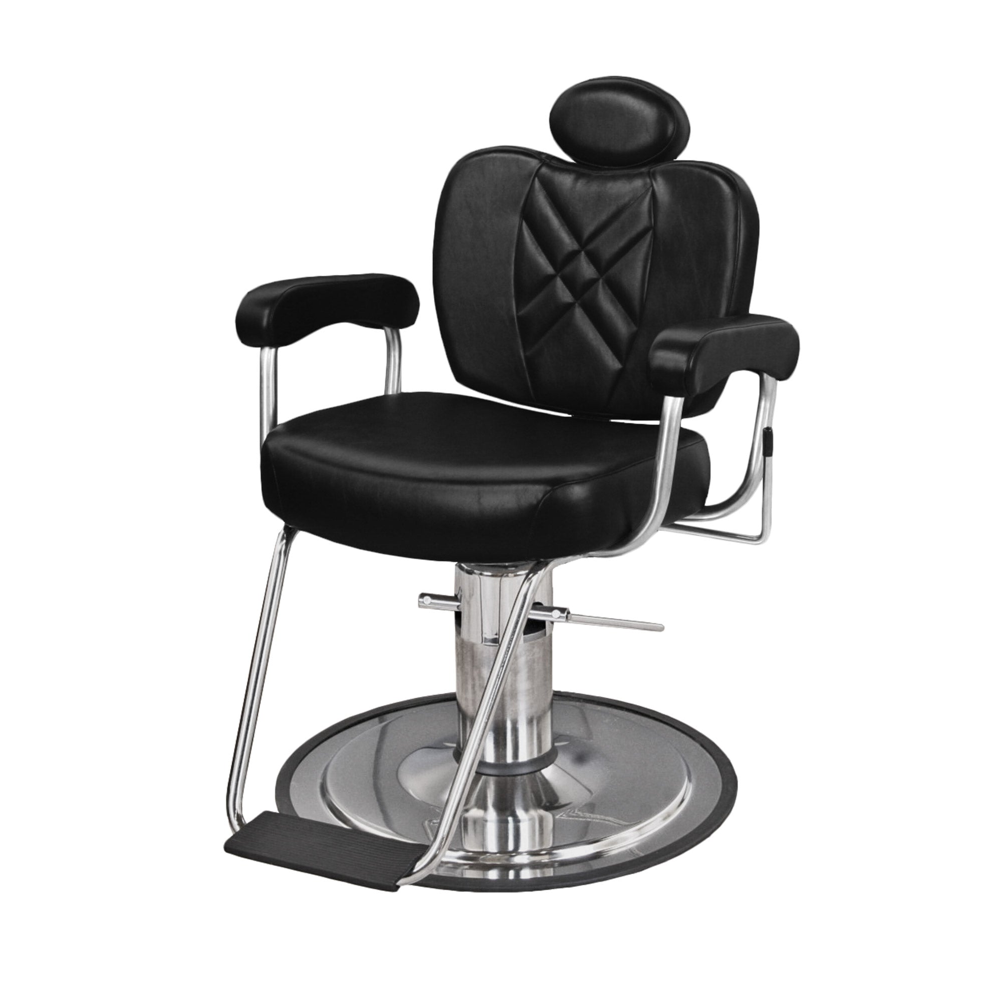 Professional Metro Barber Chair - Heavy Duty Hydraulic Salon Styling Chair for Haircuts & Shaving - Perfect for Barbershops, Salons & Home Grooming