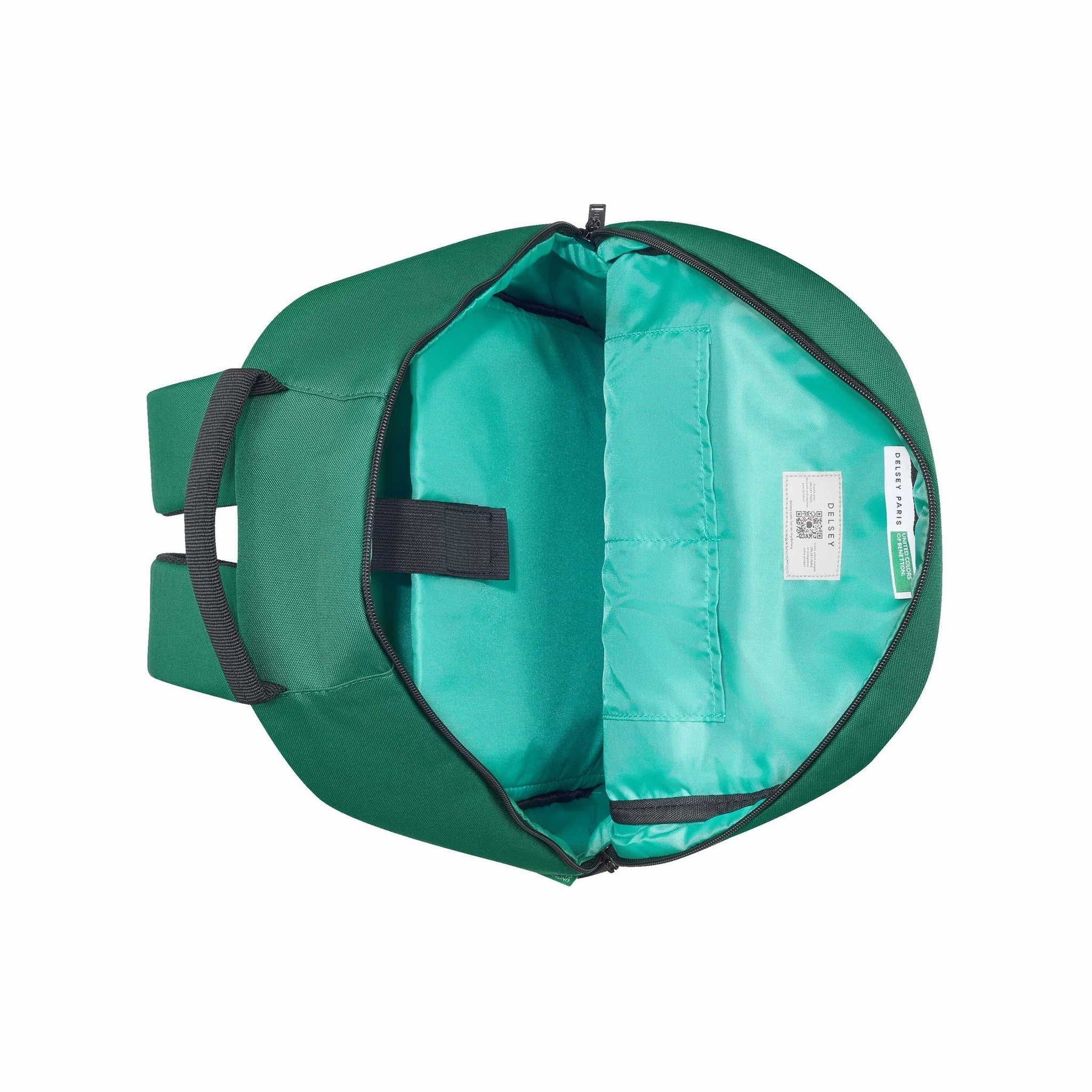 Delsey Fabrica Round Backpack - Stylish & Durable Travel Backpack for Women & Men, Perfect for Commuting, School & Outdoor Adventures