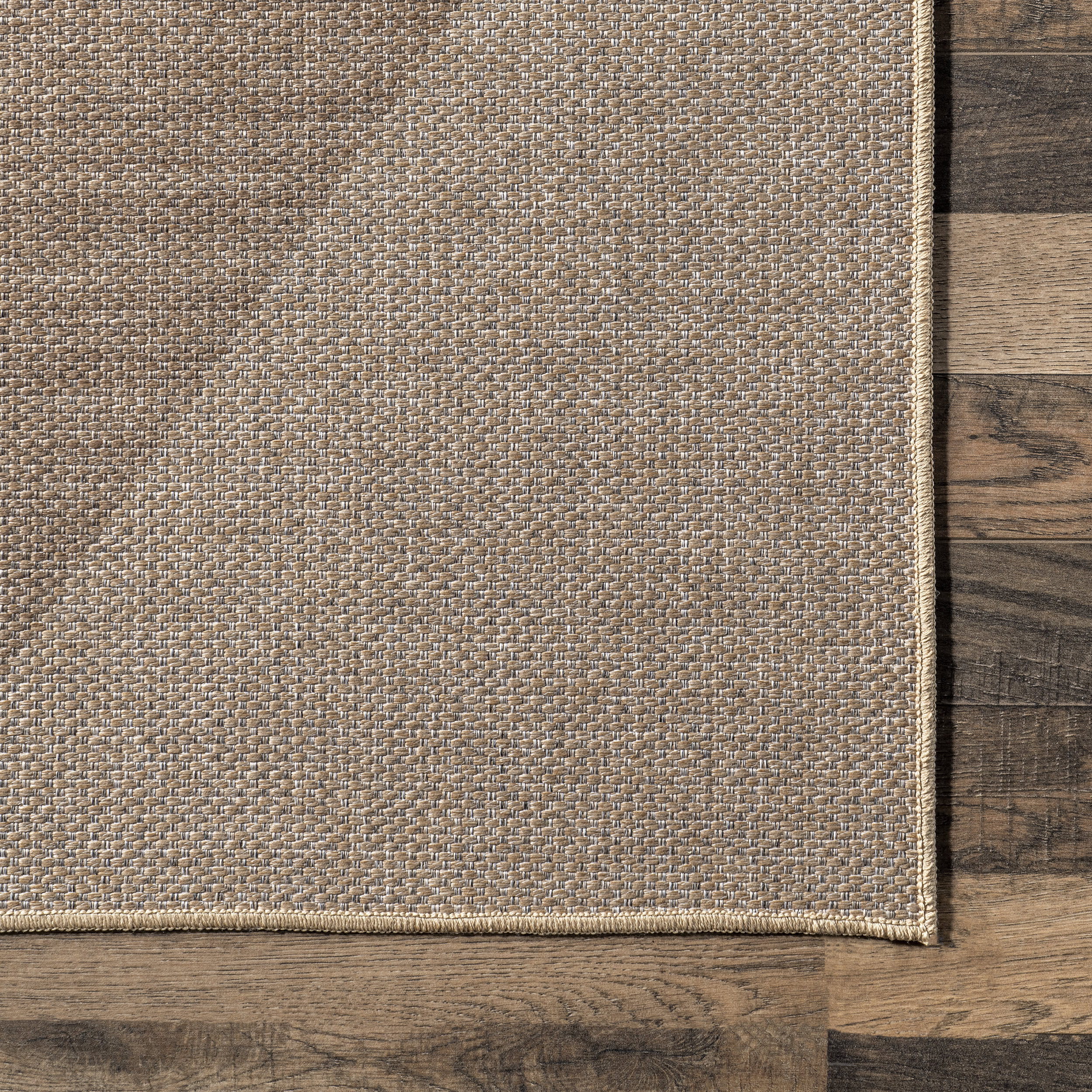 Adelina Easy Jute Washable Trellis Rug - Natural Fiber Floor Mat for Living Room, Bedroom & Outdoor Use