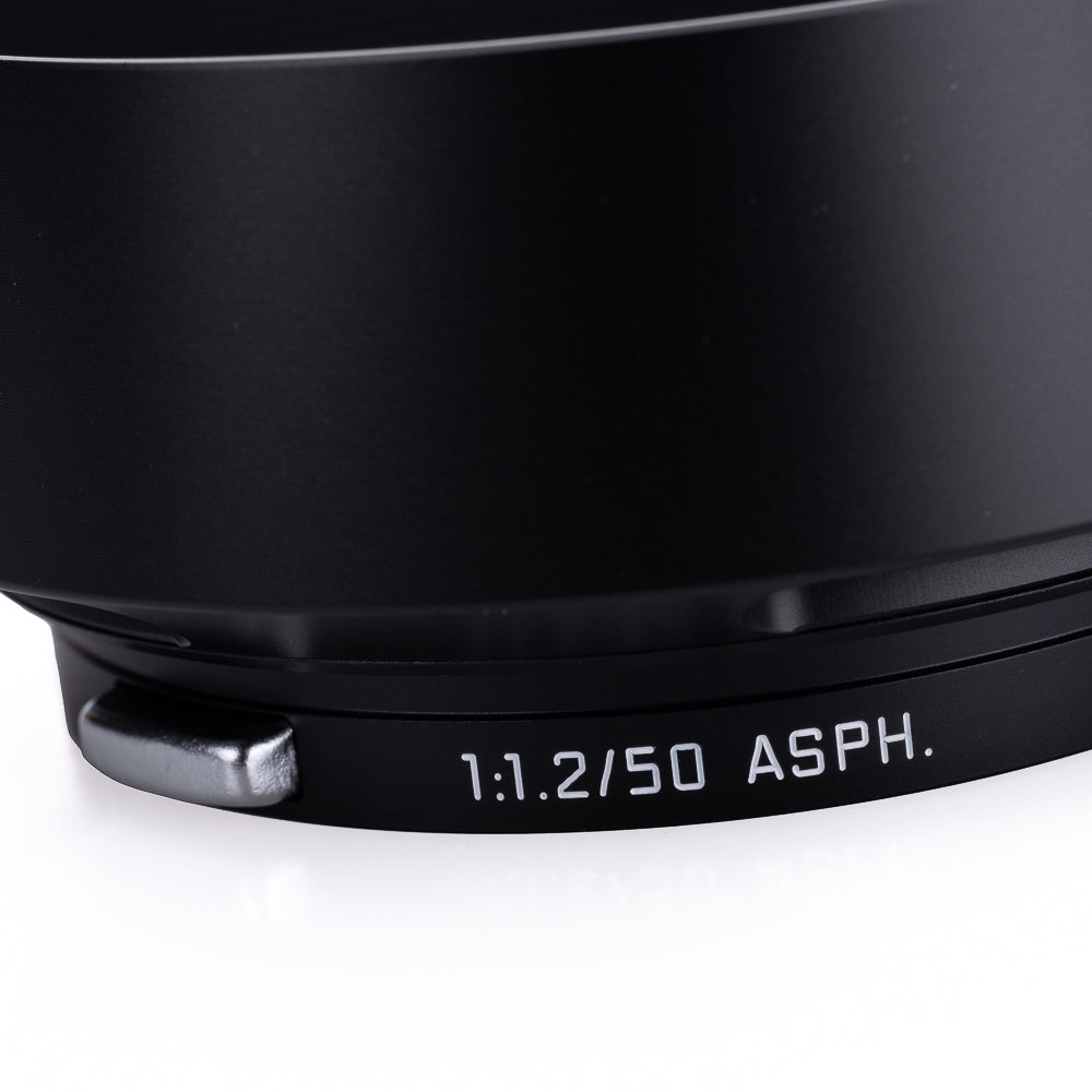 Leica Lens Hood for Noctilux M 50mm f/1.2 ASPH - Black Metal Lens Shade | Compatible with Leica M Mount Cameras | Perfect for Low Light & Portrait Photography