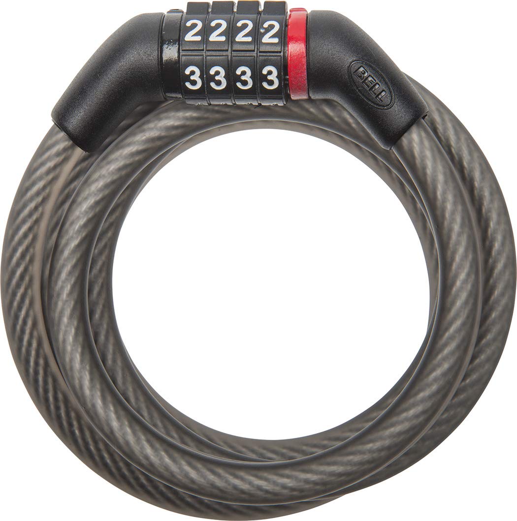 Bell Watchdog Bike Cable Combo Locks - Secure Anti-Theft Protection for Bicycles, Scooters & Outdoor Gear | Perfect for Commuting, Campus & Urban Cycling