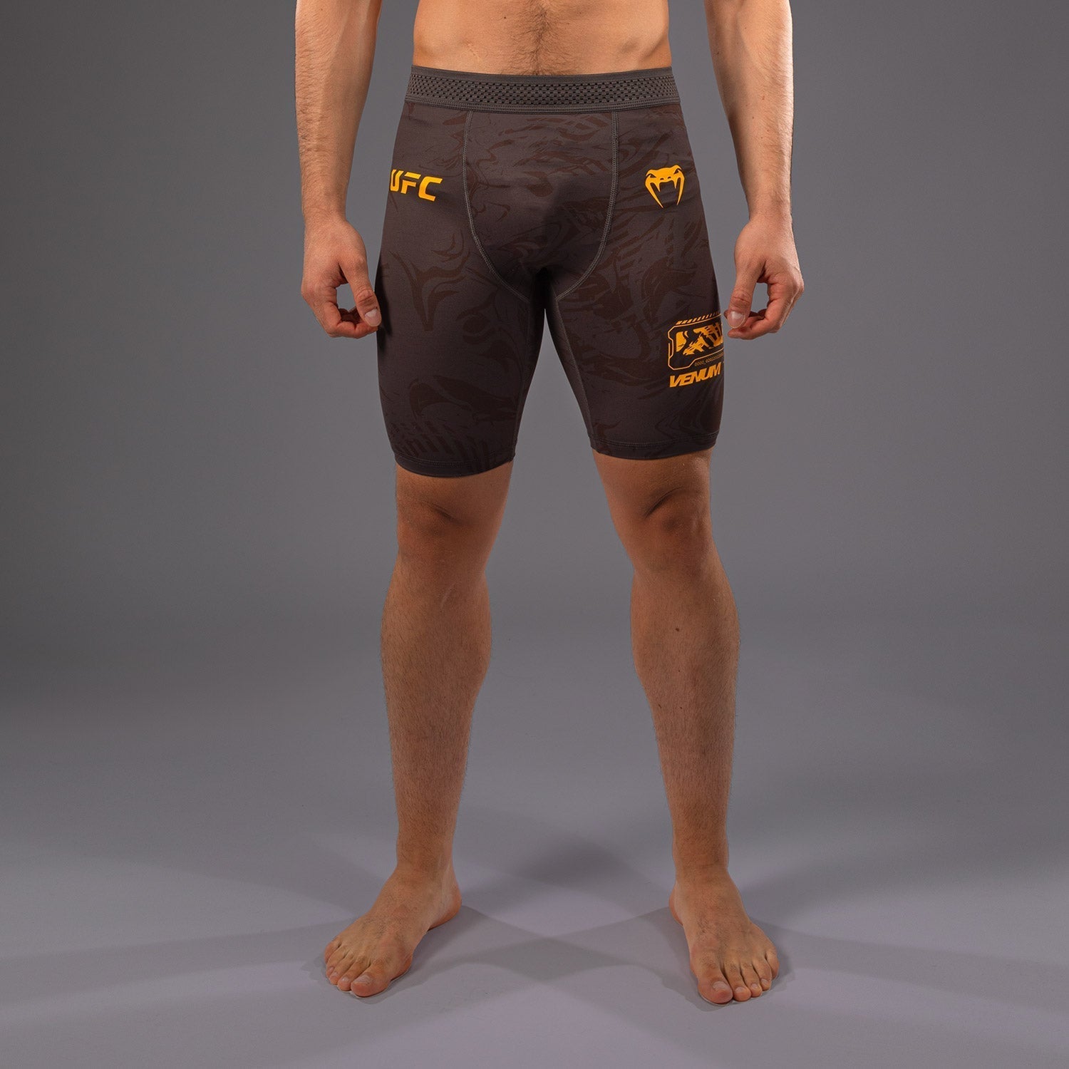 Venum UFC Fusion Fight Week Men's Vale Tudo MMA Shorts - Earthen Brown | Premium MMA Training & Competition Shorts for Fighters