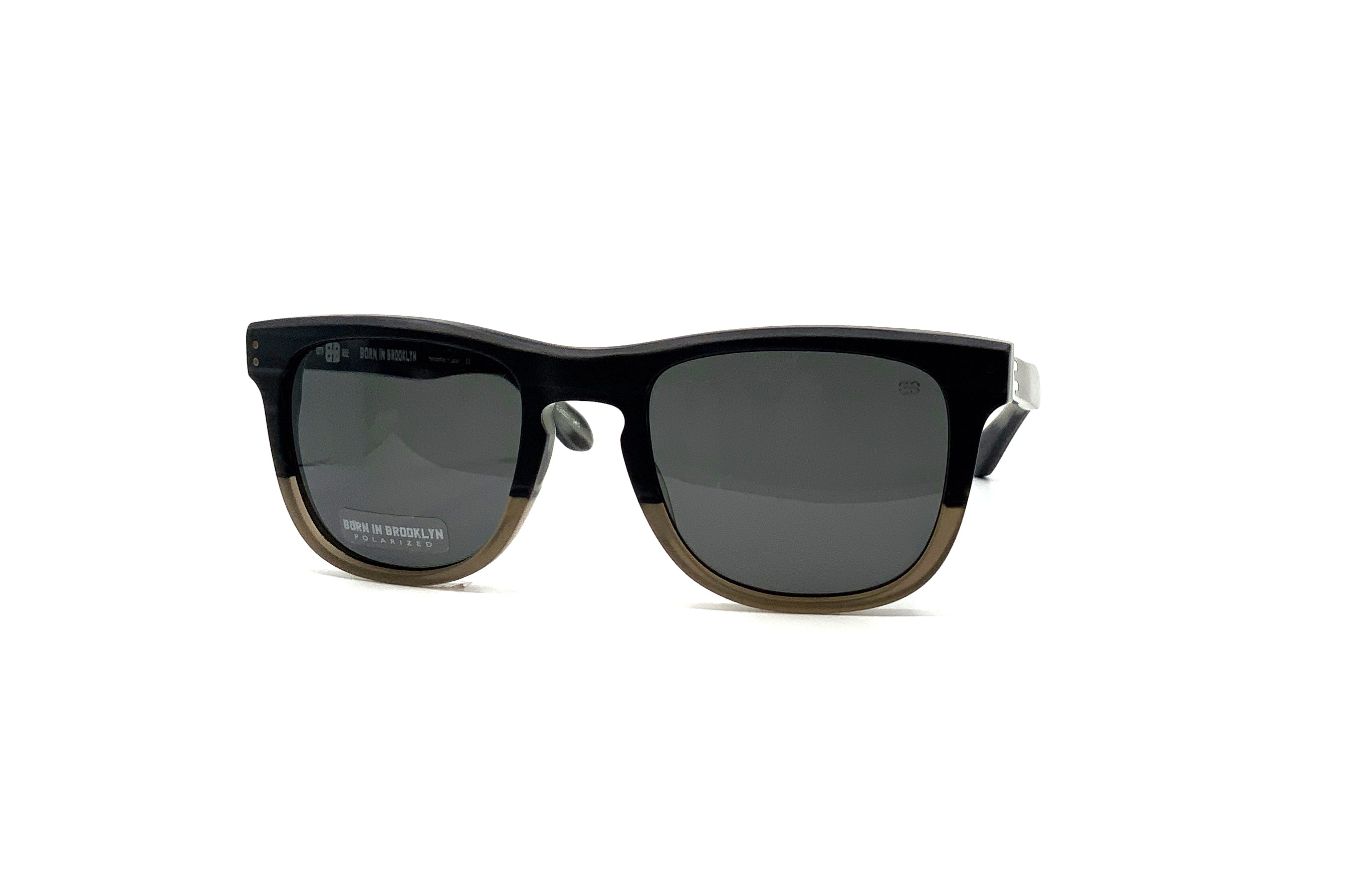 Born in Brooklyn Bushwick Black Horn Gradient Sunglasses - Stylish & Trendy Shades for Men & Women - Perfect for Outdoor Activities, Beach, and Fashion