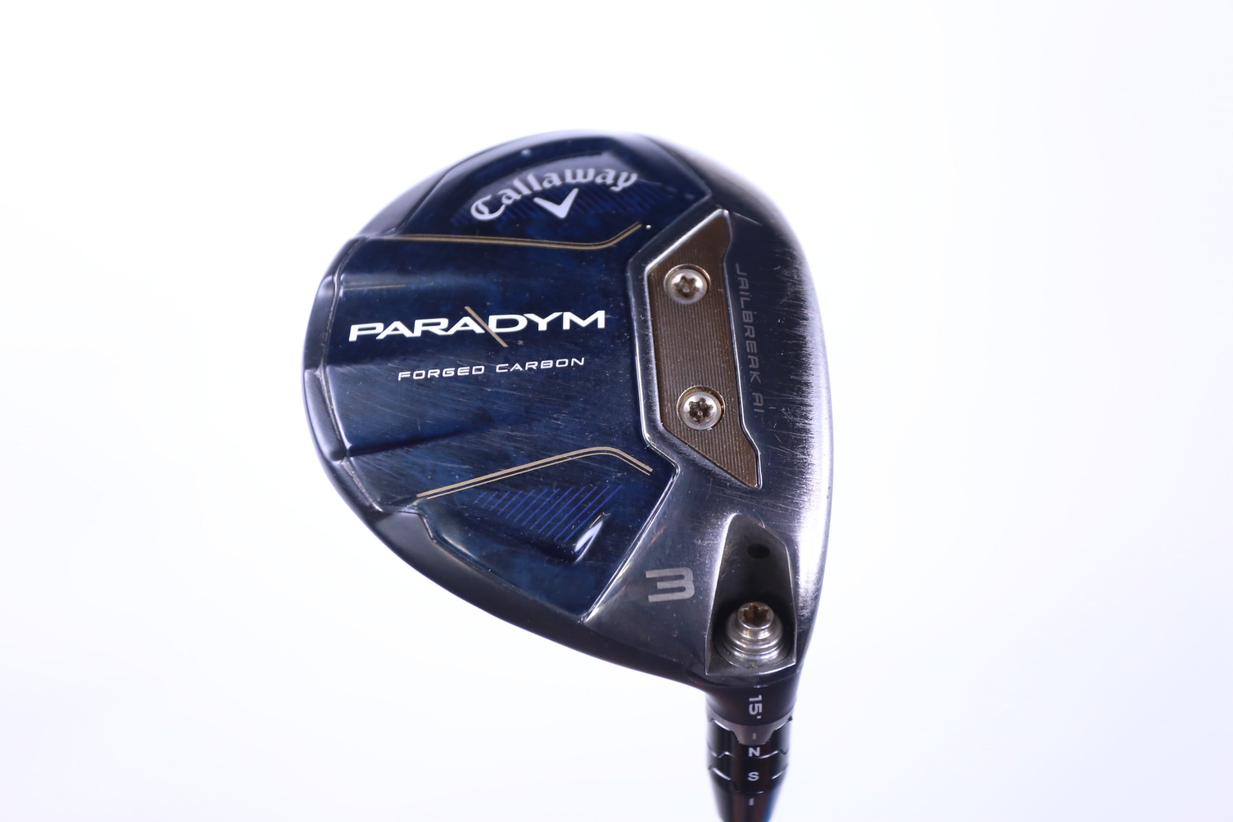 Used Callaway Paradym 3 Wood Right Handed 15° Regular Flex Golf Club for Men - Perfect for Fairway Shots & Long Drives