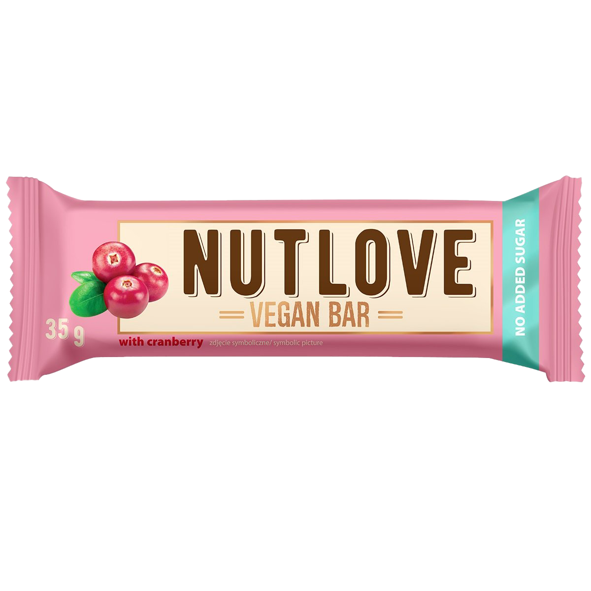 Allnutrition Nutlove Vegan Protein Bar - 15 Pack (35g Each) | Plant-Based Snack for Energy, Workouts & Healthy Lifestyle