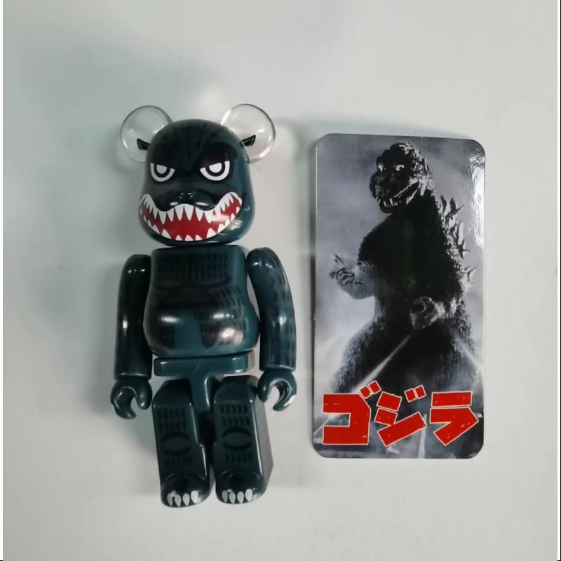 Bearbrick Series 28 SF Godzilla 100% Collectible Vinyl Art Toy - Limited Edition Japanese Pop Culture Figure for Display & Gifting