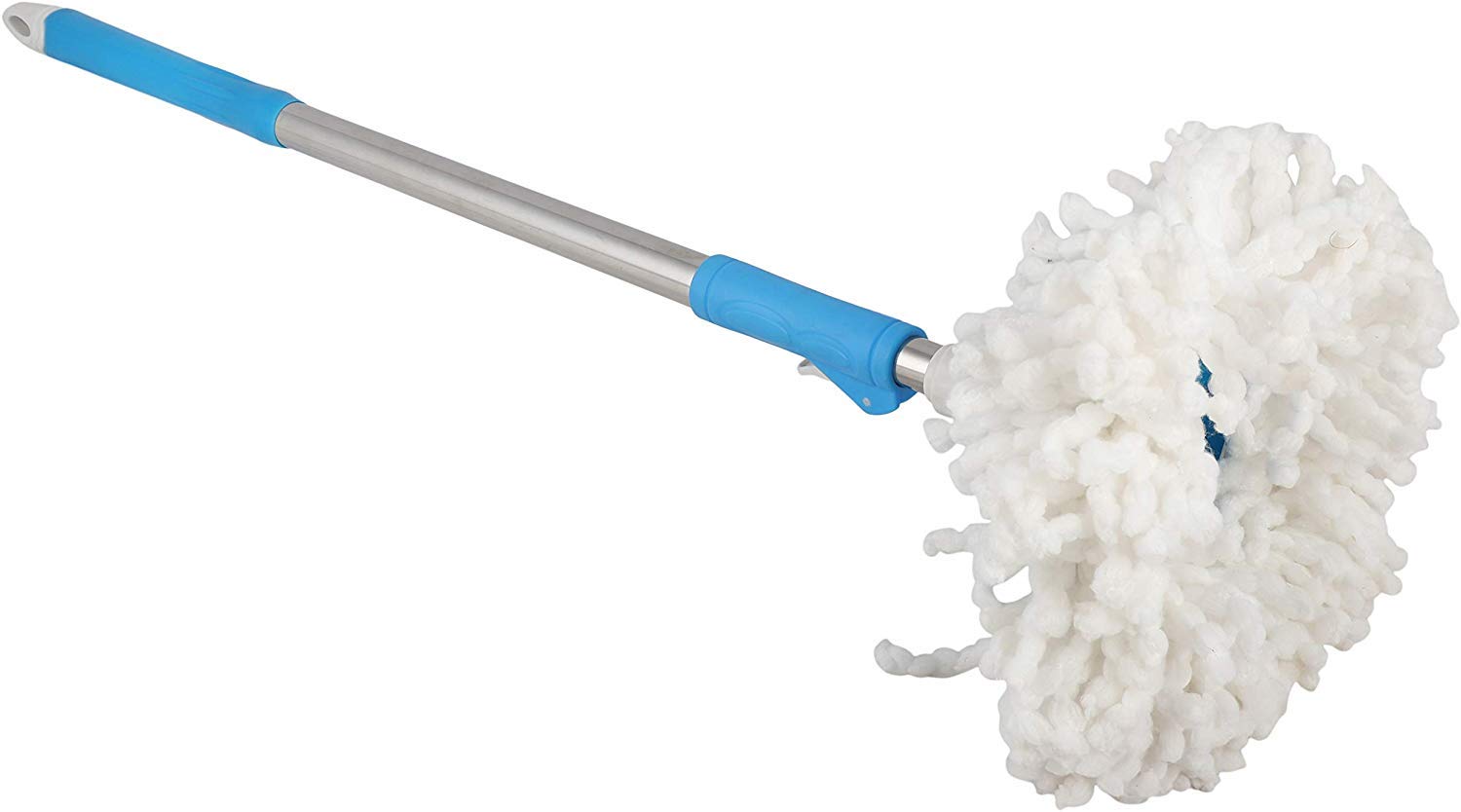 Heavy Duty Stainless Steel Mop Stick with Refill - Durable Cleaning Tool for Floors & Hard Surfaces - Multi-Color Options - Perfect for Home, Kitchen, Bathroom & Commercial Use