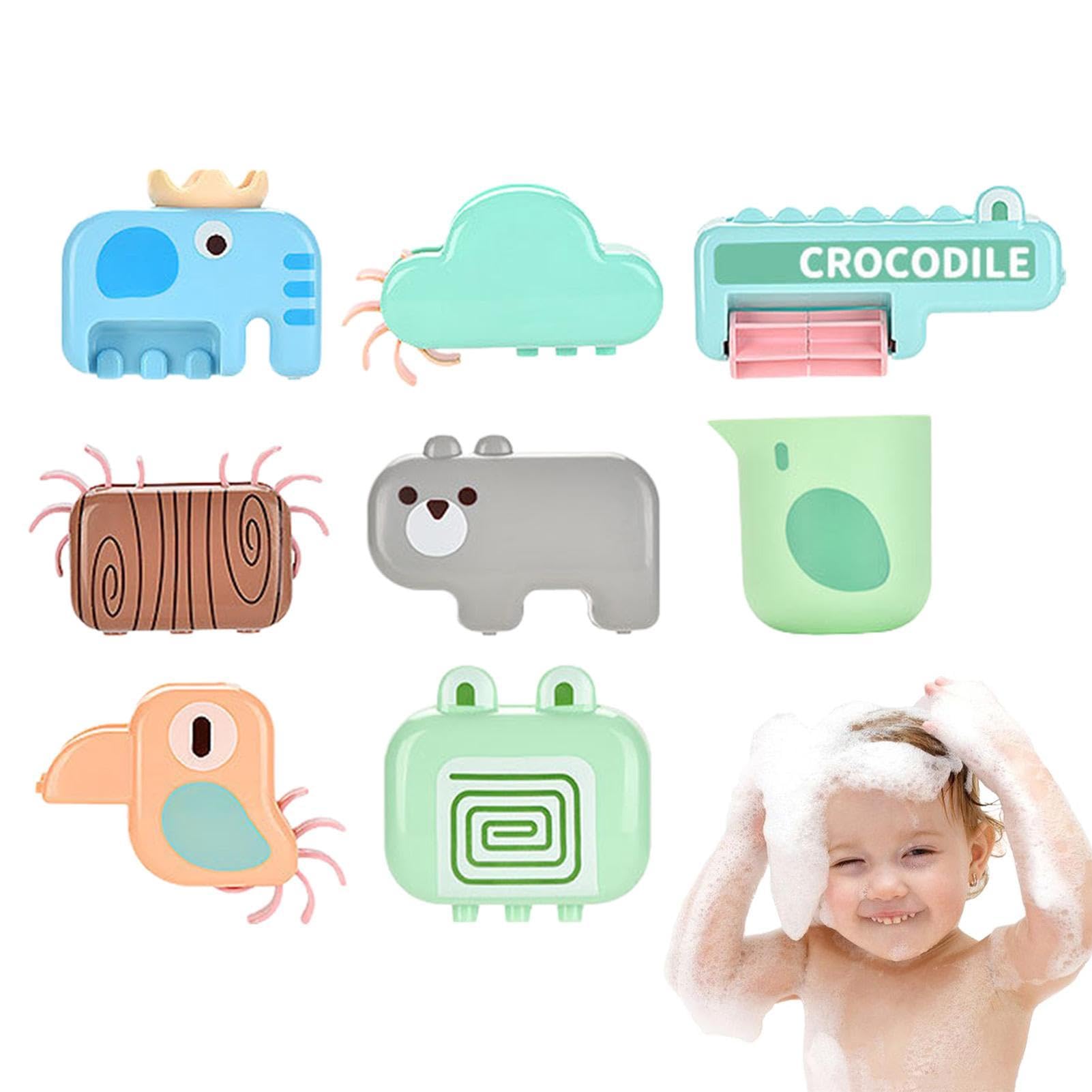 8-Piece Kids Bath Toy Set with Suction Cups - Fun Water Play Toys for Toddlers in Bathtub, Shower & Swimming Pool | Safe & Durable Bathroom Toys for Baby & Child