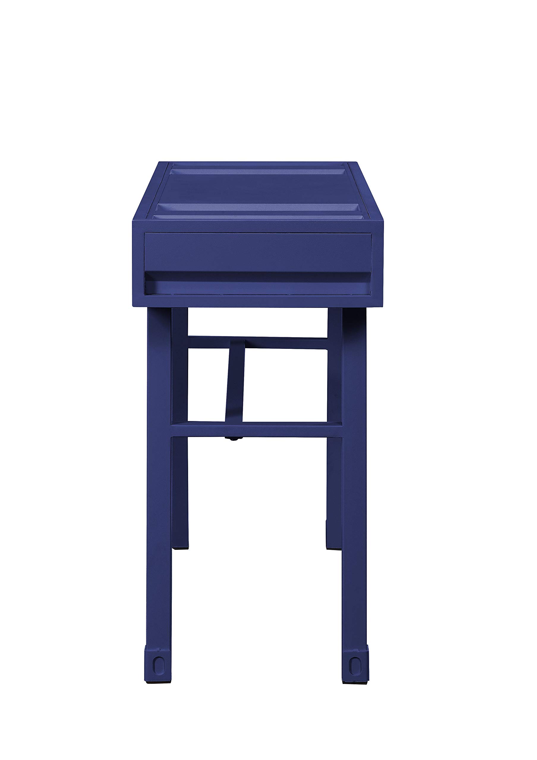Blue Acme Cargo Vanity Desk for Home Office & Makeup