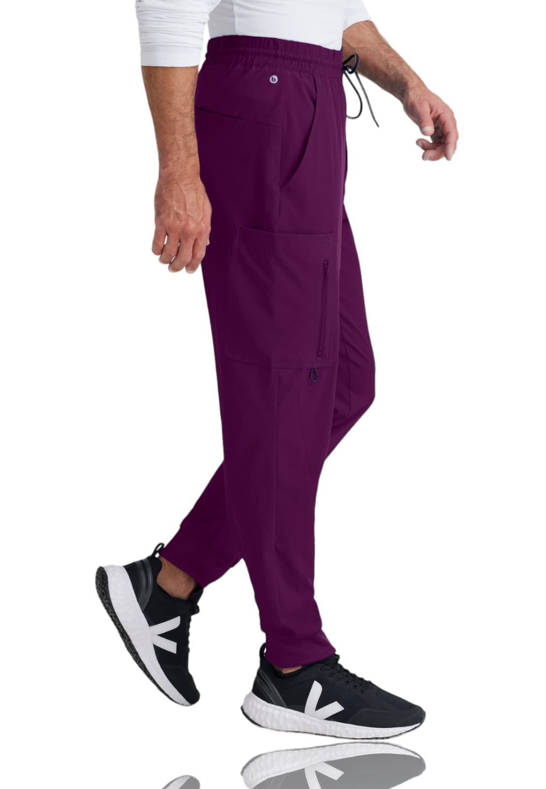 BARCO One Vortex Scrub Jogger Pants for Men - Eco-Friendly Stretch Fabric, Wrinkle-Resistant, Comfort Fit Elastic Waist | Perfect for Healthcare Workers, Nurses & Medical Professionals