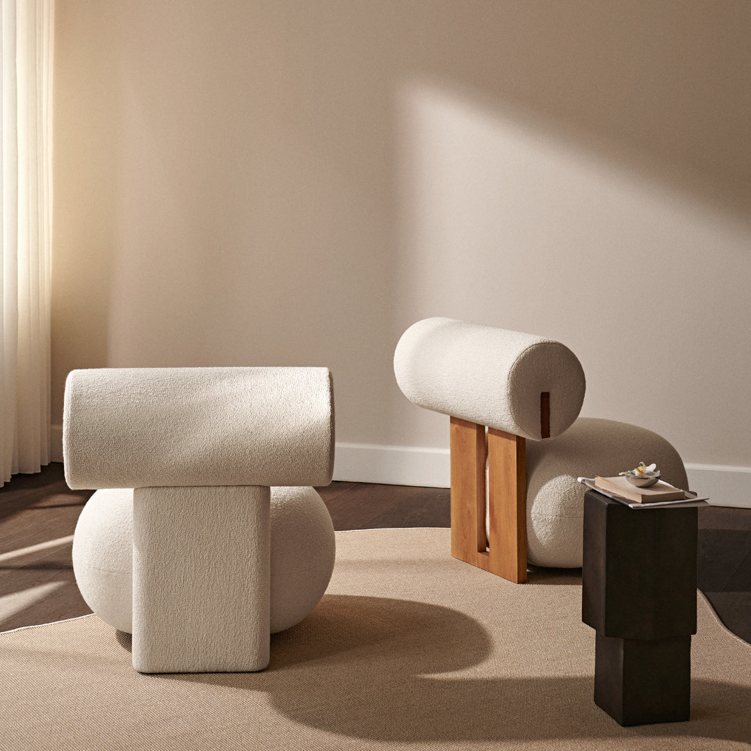 Modern Hippo Lounge Chair - Comfortable & Stylish Accent Chair for Living Room, Bedroom, or Office - Perfect for Relaxing, Reading, or Napping
