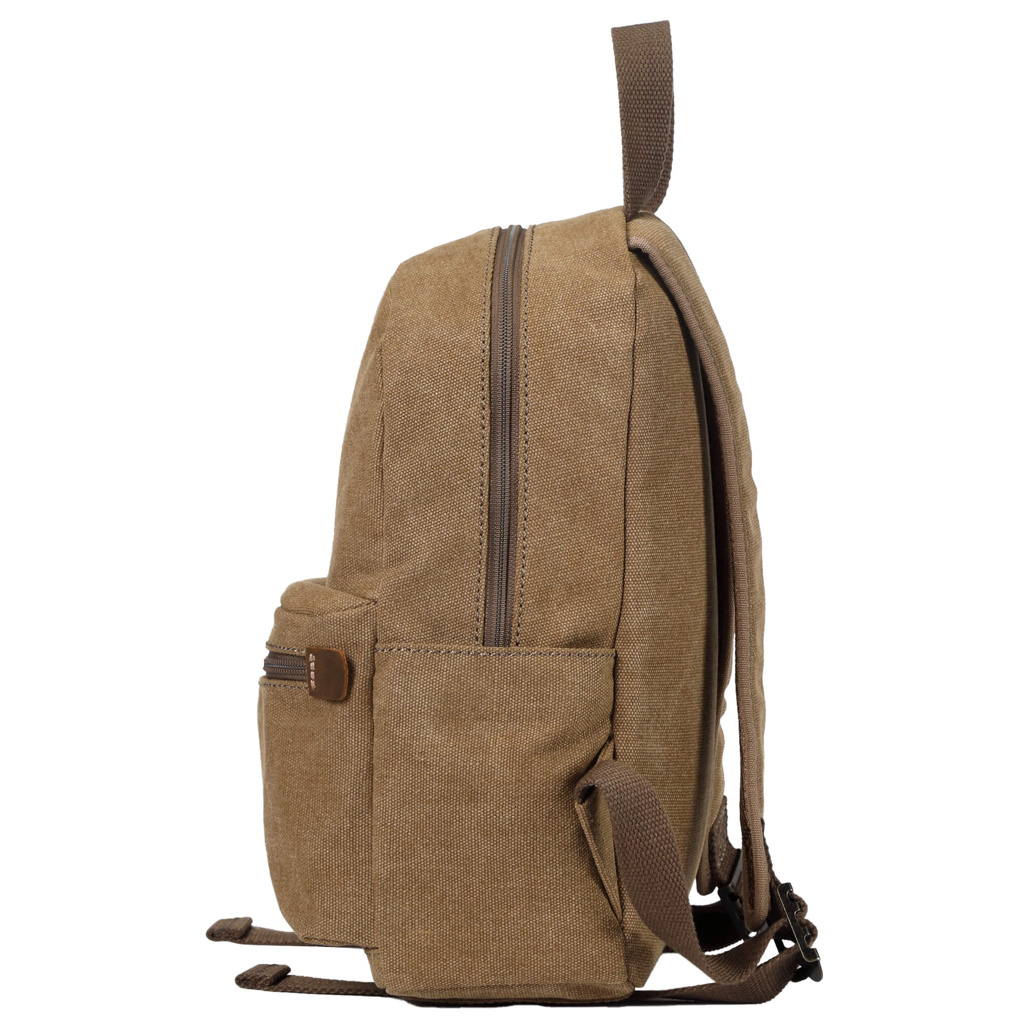 TRP0552 Troop London Classic Canvas Backpack - Small Durable School & Travel Daypack for Men & Women - Perfect for College, Commuting & Outdoor Adventures