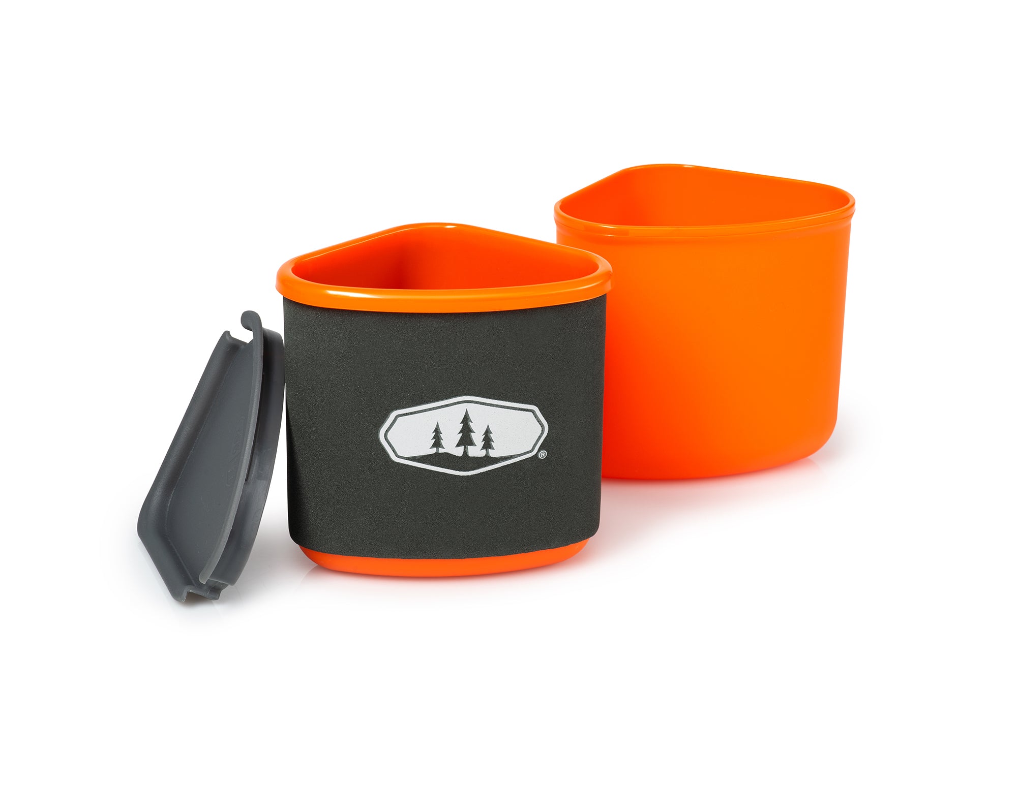Premium Ceramic Nesting Mug and Bowl Set - Insulated Travel Coffee Cup with Lid & Soup Bowl - Perfect for Camping, Office, and Home Use
