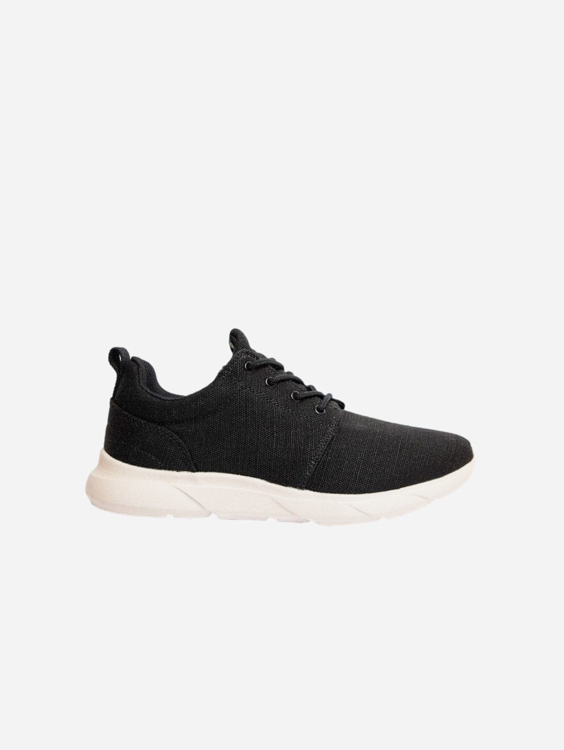 Explorer V2 Men's Vegan Hemp Trainers - Eco-Friendly Black & White Sneakers for Running, Walking & Casual Wear | Lightweight Breathable Shoes for Outdoor Activities & Daily Use