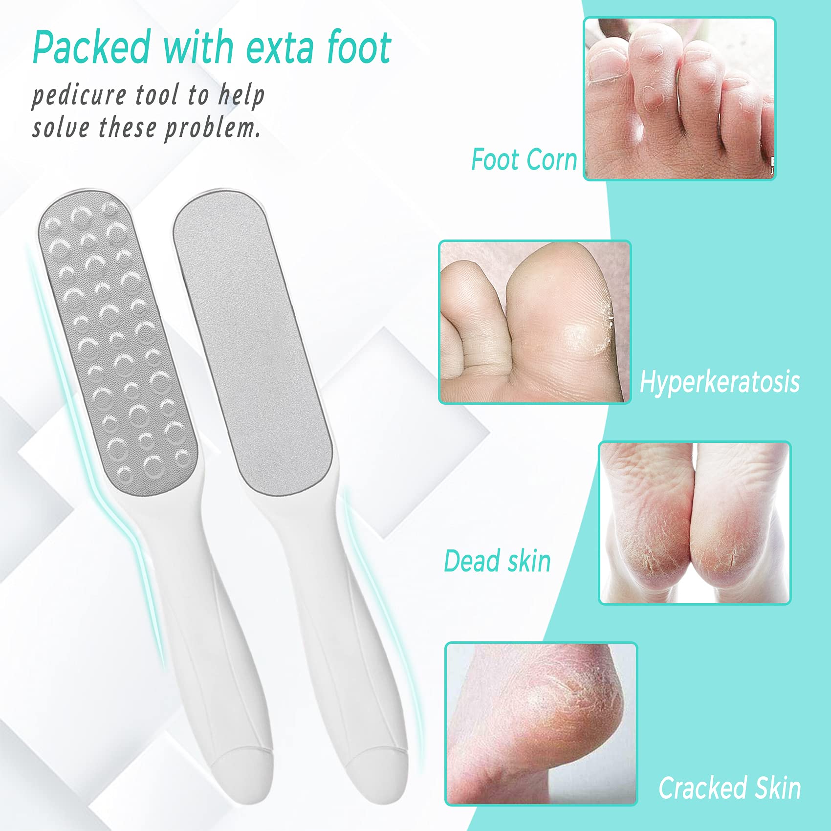 Ionic Foot Detox Machine - Portable Ion Detox Foot Spa with 2 Foot Files & 100 Liners | Chi Detox Cleanse for Relaxation & Wellness | Perfect for Home Spa, Stress Relief & Detox Therapy
