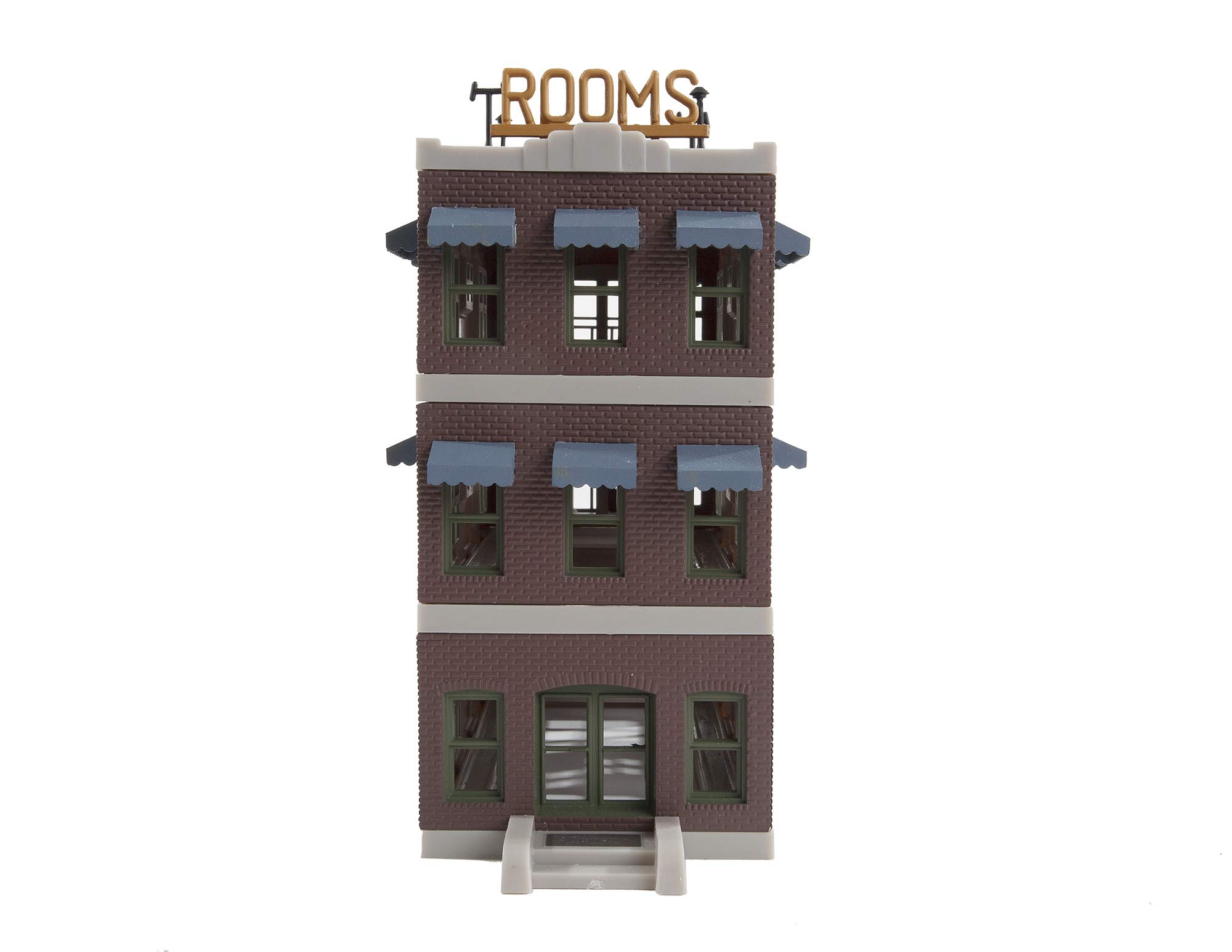 HO Scale Building Kits - Belvedere Downtown Hotel Model Kit for Train Layouts | Miniature Architecture Diorama Supplies | Perfect for Model Railroad Scenes & Collectors