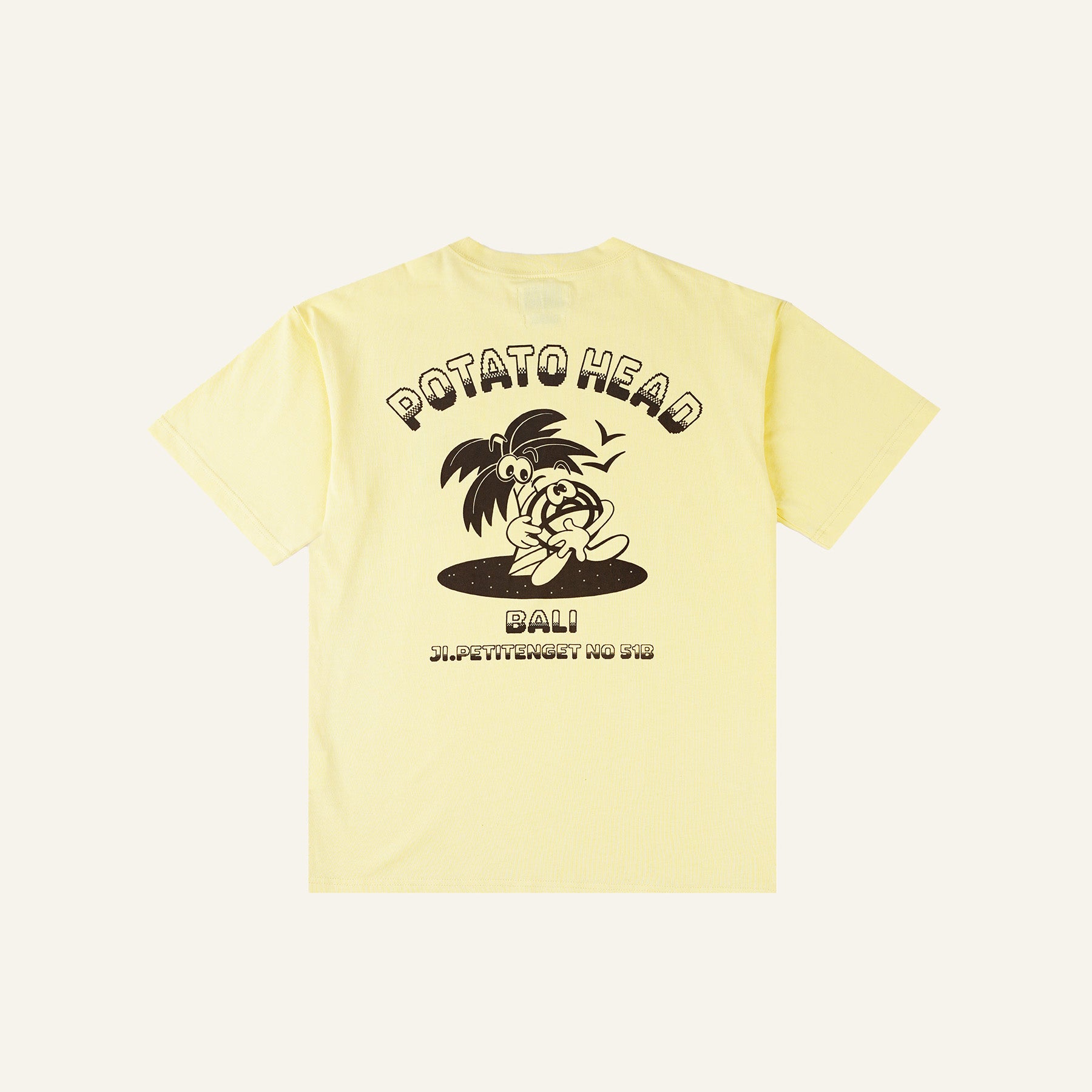 Stylish Yellow Swaying Palm Graphic T-Shirt for Men & Women - Perfect for Beach Vacations, Summer Outings, and Casual Wear