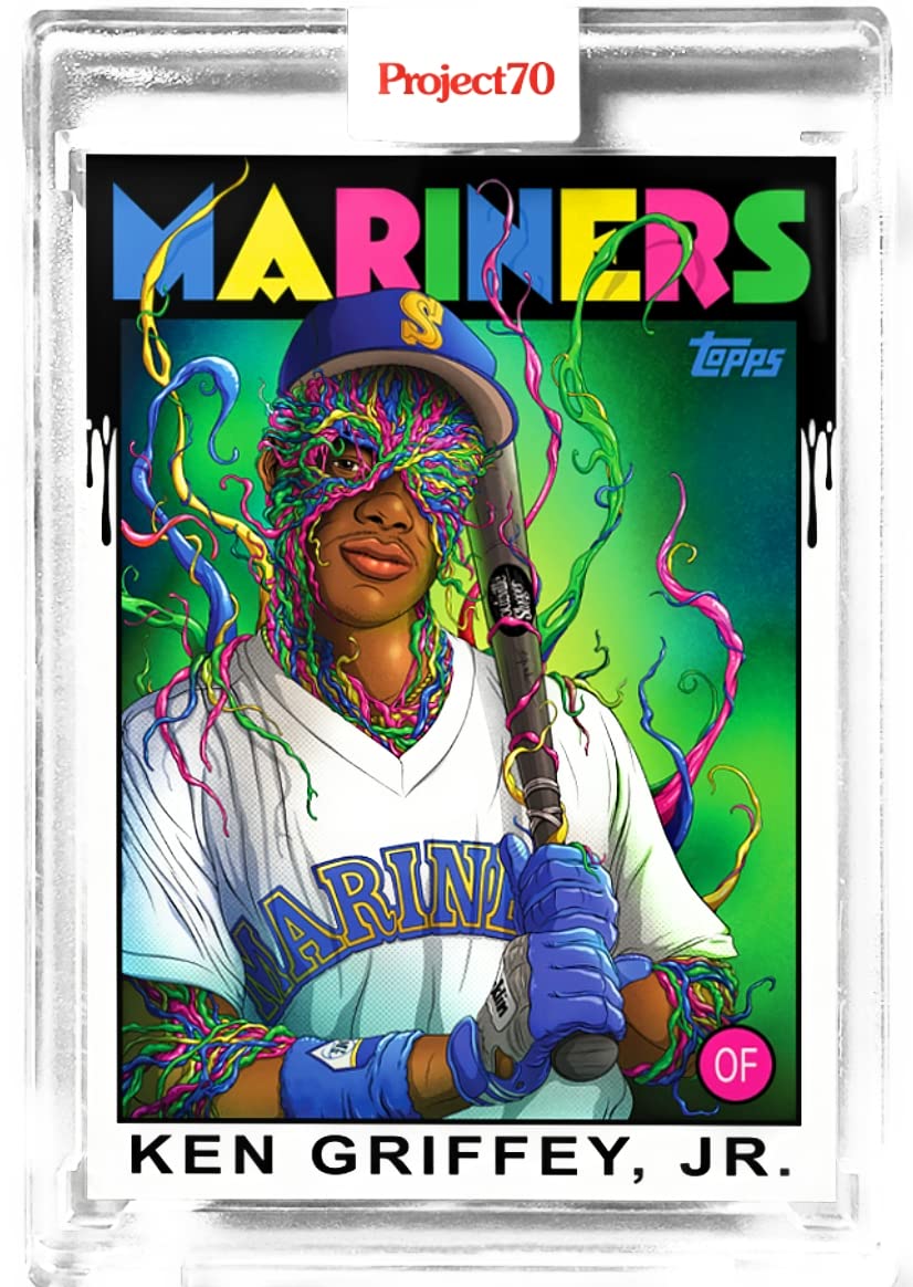 2021 Topps Project 70 Ken Griffey Jr. #534 Baseball Card - 1986 Seattle Mariners Edition by Alex Pardee | Collectible Sports Memorabilia for Baseball Fans & Card Collectors
