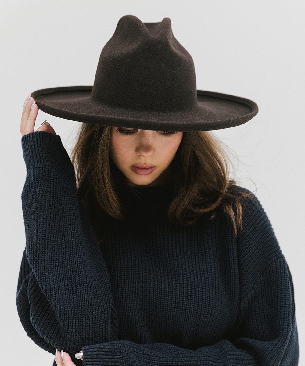 Jillian Pencil Brim Western Hat for Women - Stylish Cowgirl Hat for Rodeo, Country Music Festivals & Outdoor Adventures