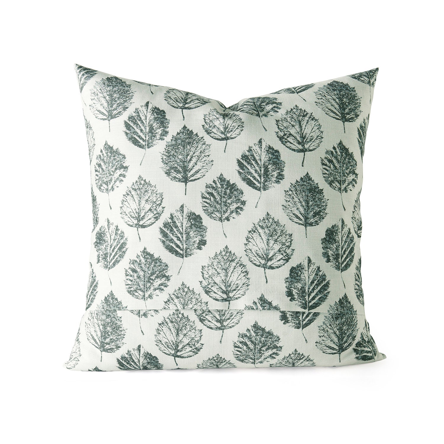 Elm Leaf Black Floral Printed Cotton Cushion Covers Set of 2 - Soft Decorative Pillow Cases for Sofa, Bed, Living Room & Home Decor