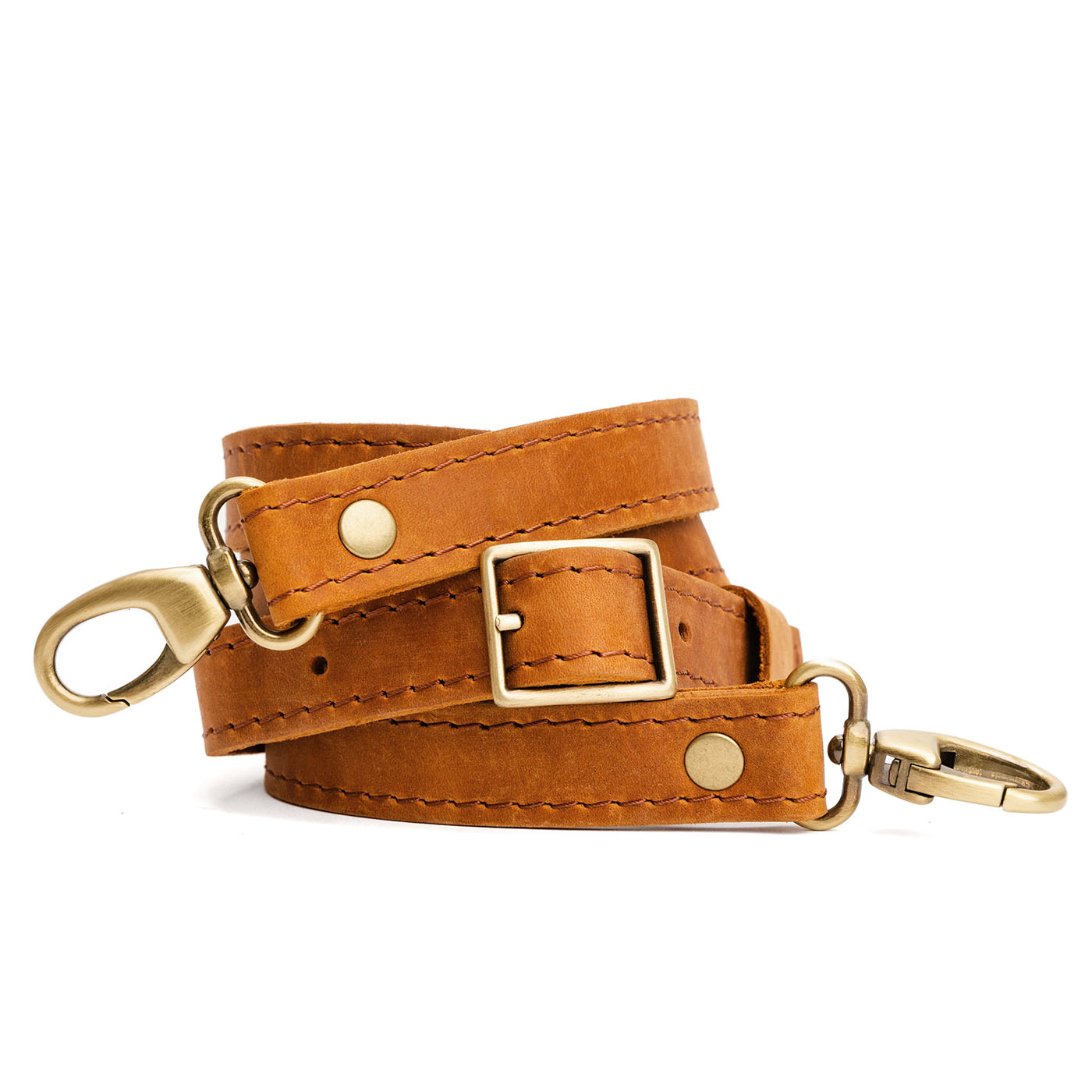Premium Genuine Leather Crossbody Strap - Adjustable Shoulder Bag Strap for Women & Men - Perfect for Travel, Shopping & Everyday Use