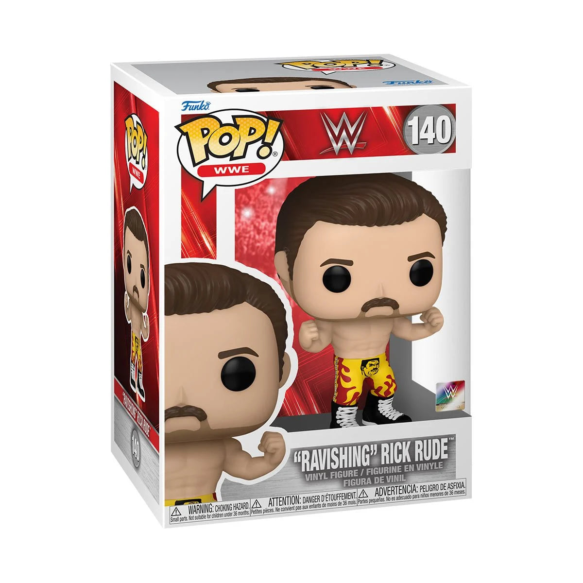 WWE: Ravishing Rick Rude Action Figure - Collectible Wrestling Memorabilia for Fans & Display - Perfect for Home Decor, Office Display, and WWE Fan Collections