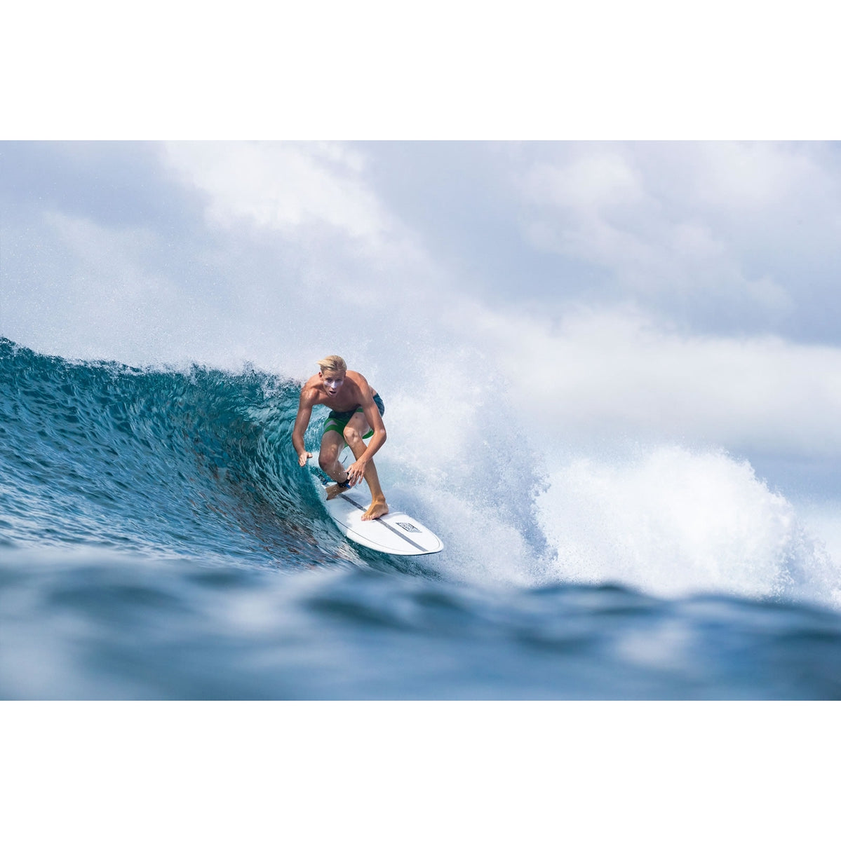 Channel Islands Torq Chancho 8'0 X Lite Surfboard - Lightweight Blue Performance Board for Waves & Beginners | Perfect for Beach Vacations & Surf Lessons