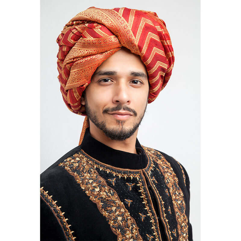 Jet Black Cocktail Velvet Sherwani for Men - Maharaja Style Slim Fit Indian Wedding Suit | Perfect for Grooms, Gala Events & Royal Celebrations