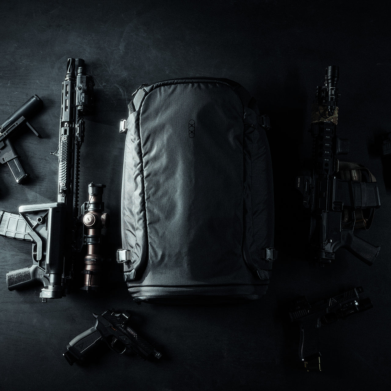 Eberlestock Fade Adapt EDC Bag with CCW Pocket & Expandable Scabbard - Tactical Backpack for Hiking, Hunting & Everyday Carry