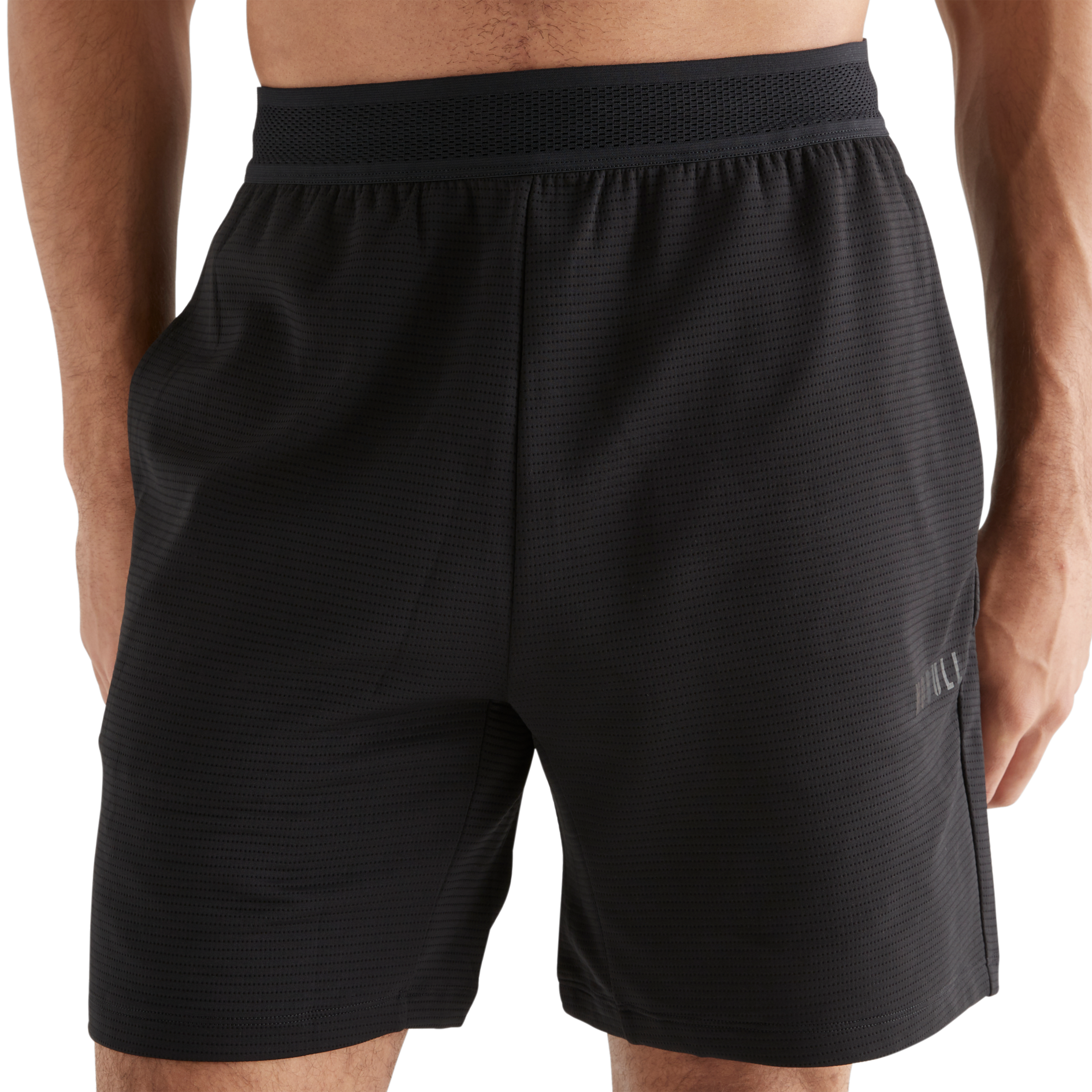 Men's Textured Knit Shorts - 7 Inch Inseam Comfortable Casual Summer Shorts for Outdoor Activities, Gym, and Beach Wear