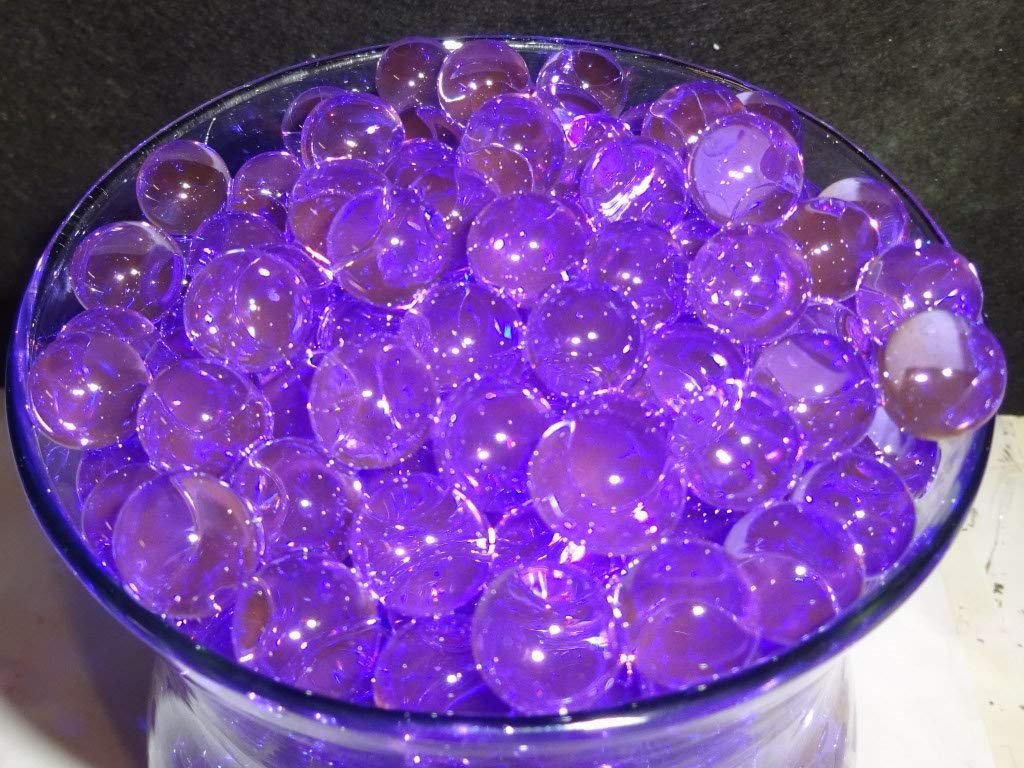 Purple Water Beads for Vases - Premium Gel Crystals for Wedding Centerpieces, Floral Arrangements, LED Water Lights & Floating Candles - Perfect for Home Decor, Party Decorations & DIY Crafts