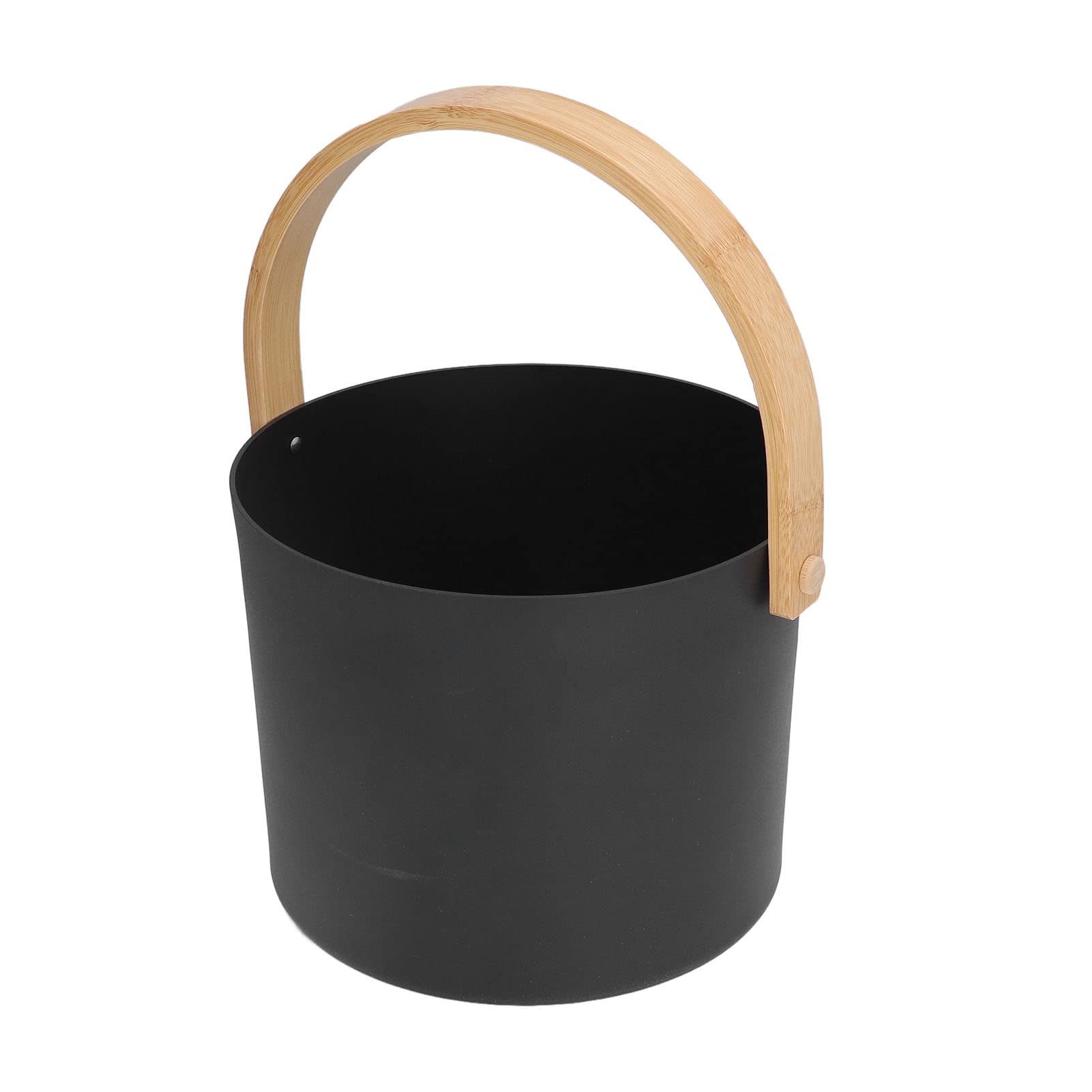 Aluminum Spa Bucket with Spoon - Corrosion Resistant Sauna Barrel for Home Bath & Relaxation