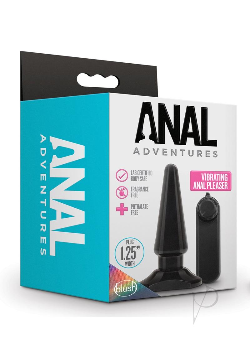 Remote Control Vibrating Anal Plug - Black | Rechargeable & Waterproof Anal Pleasure Toy for Men & Women | Perfect for Couples Play & Solo Exploration