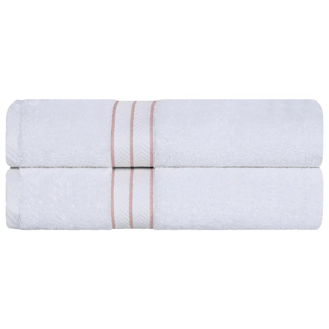 Premium Turkish Cotton Ultra Plush 2-Piece Bath Towel Set - Super Absorbent & Soft Luxury Bath Sheets for Spa, Hotel & Home Use