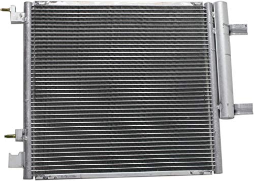 Kool Vue Aluminum A/C Condenser with Receiver Drier - Compatible with 2013-2015 Chevrolet Spark, GM3030301 - Perfect for AC System Repair & Replacement