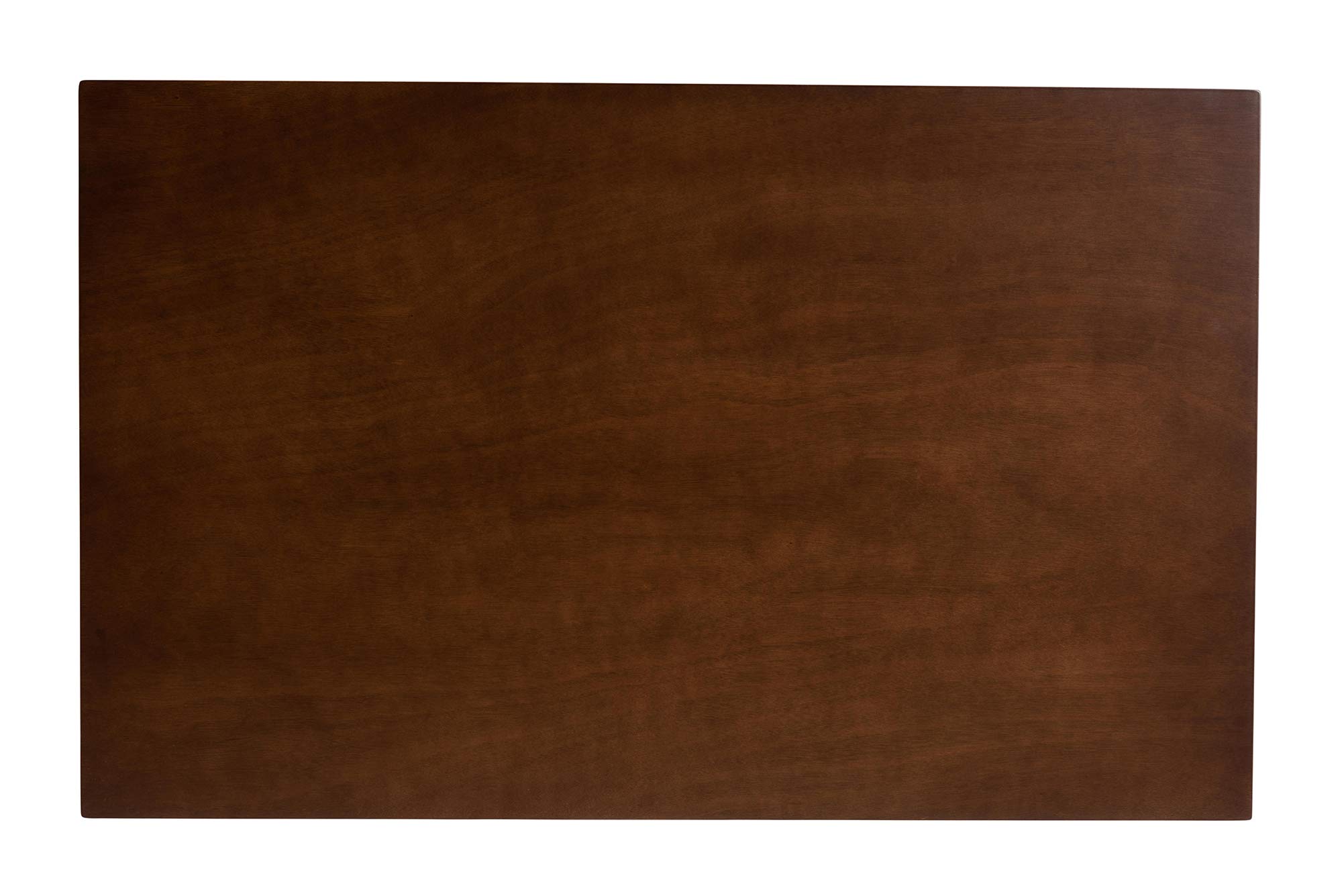 Baxton Studio Modern Walnut Dining Table - Elegant & Durable Wooden Kitchen Table for Dining Room, Breakfast Nook, or Small Space