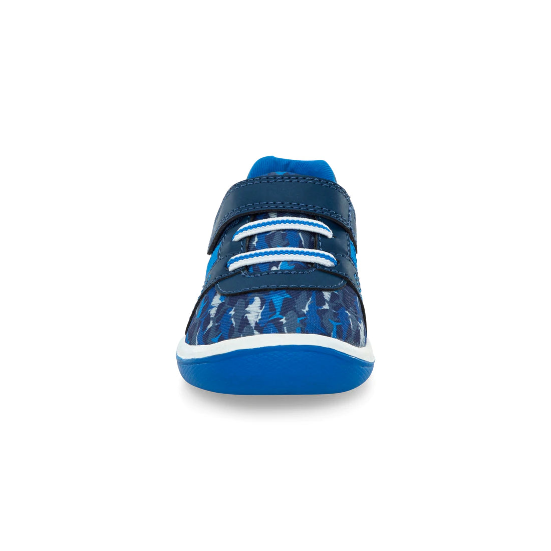 Stride Rite Navy Shark Thompson Baby Sneakers - Comfortable & Durable Toddler Shoes for Boys & Girls | Perfect for First Walkers, Playtime & Everyday Wear
